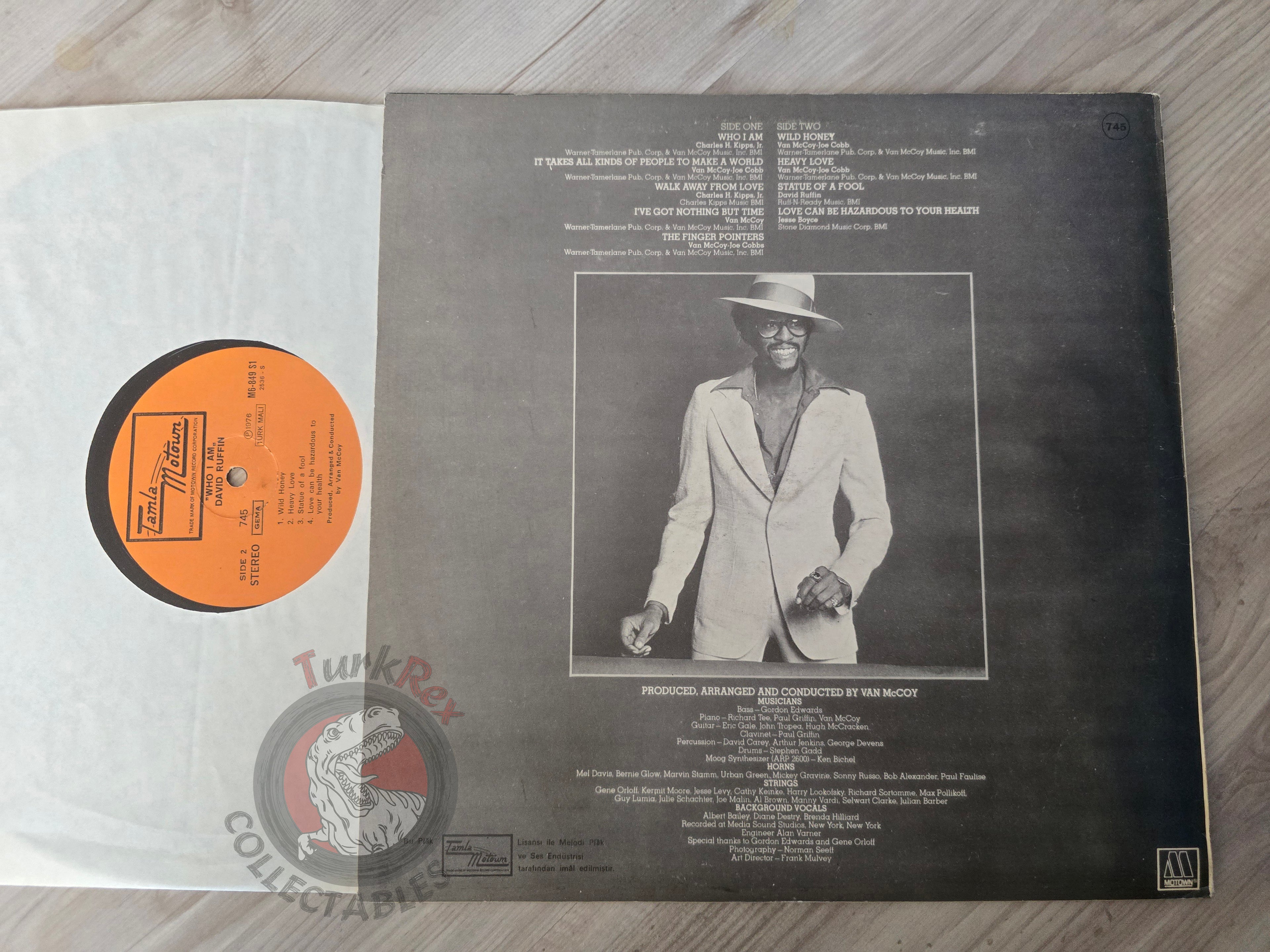 David Ruffin – Who I Am Turkish Pressing Vinyl Turkey Edition