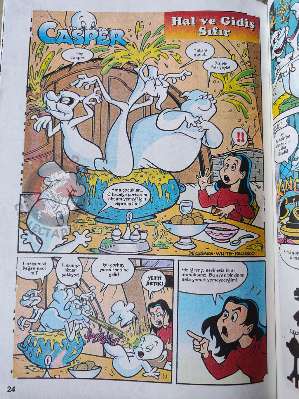Casper the Friendly Ghost – Issue #2 1996 Turkish Comic Turkey