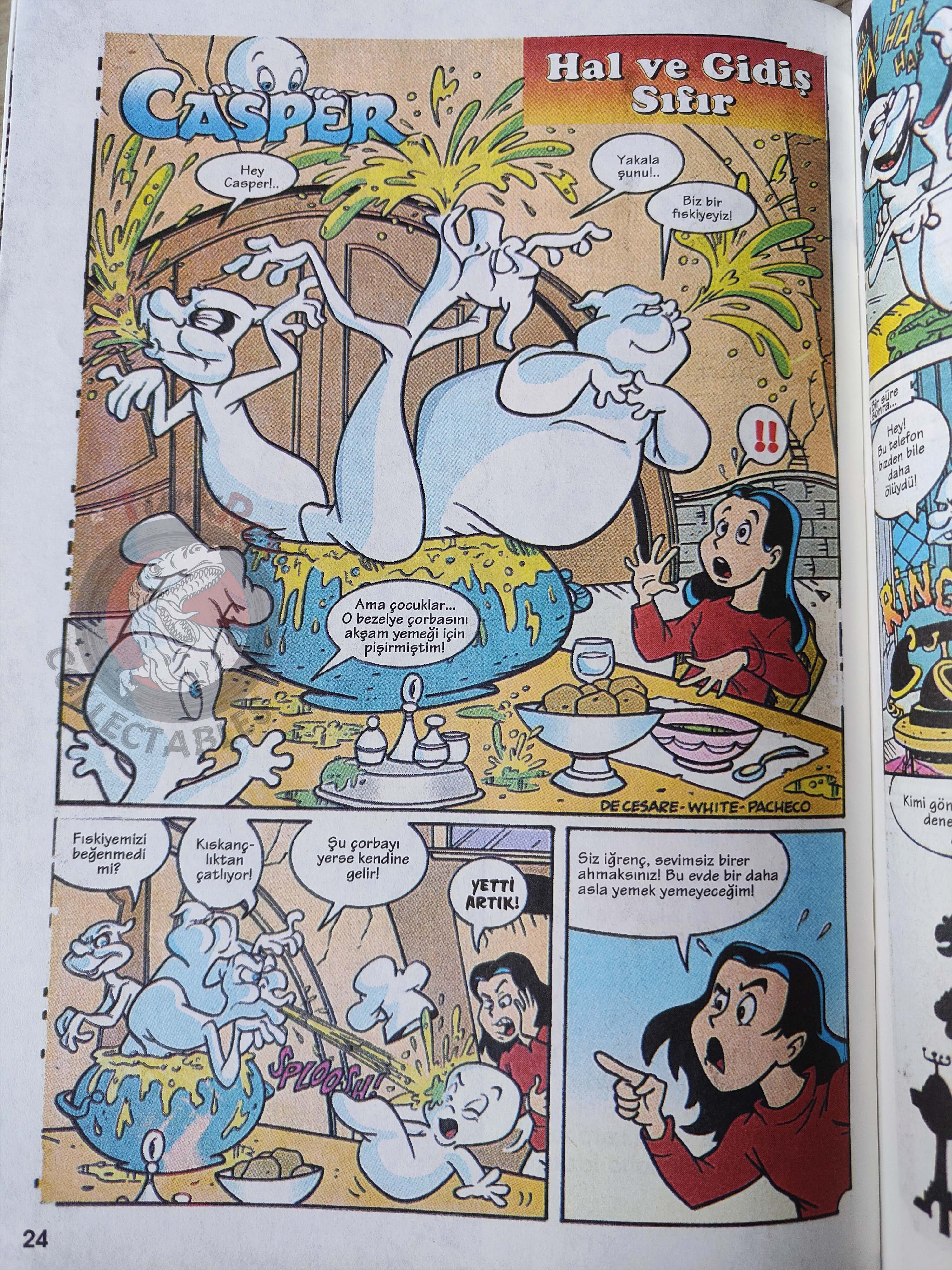 Casper the Friendly Ghost – Issue #2 1996 Turkish Comic Turkey