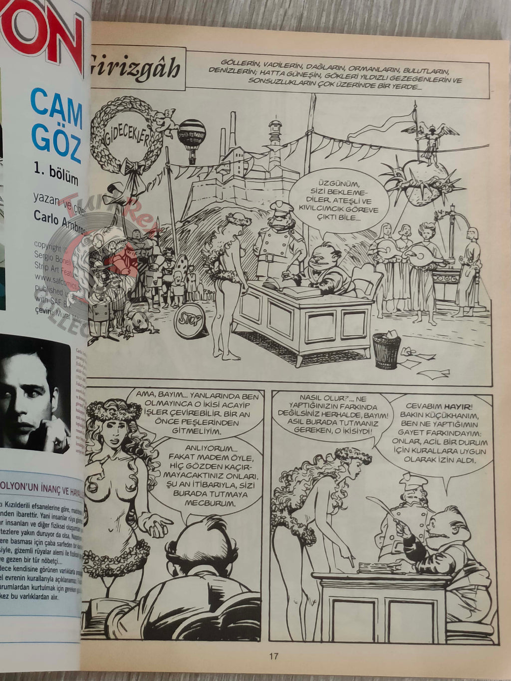 Rodeo Strip 2005 Dylan Dog Turkish Comic Mag Odie Bracy Carlo Ambrosini David Cronenberg
