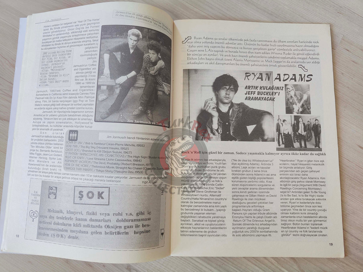 Lull 2002 Ryan Adams Turkish Mag Turkey The White Stripes The Notwist Jim Jarmusch