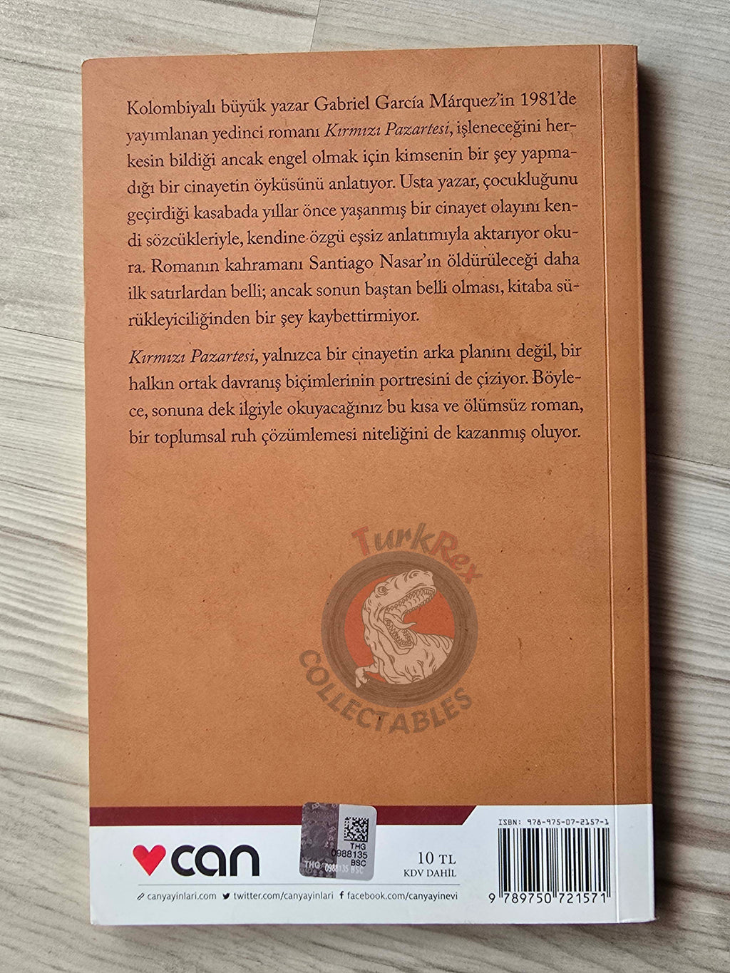 Gabriel García Márquez –  Chronicle Of A Death Foretold 2014 Turkish Book Turkey