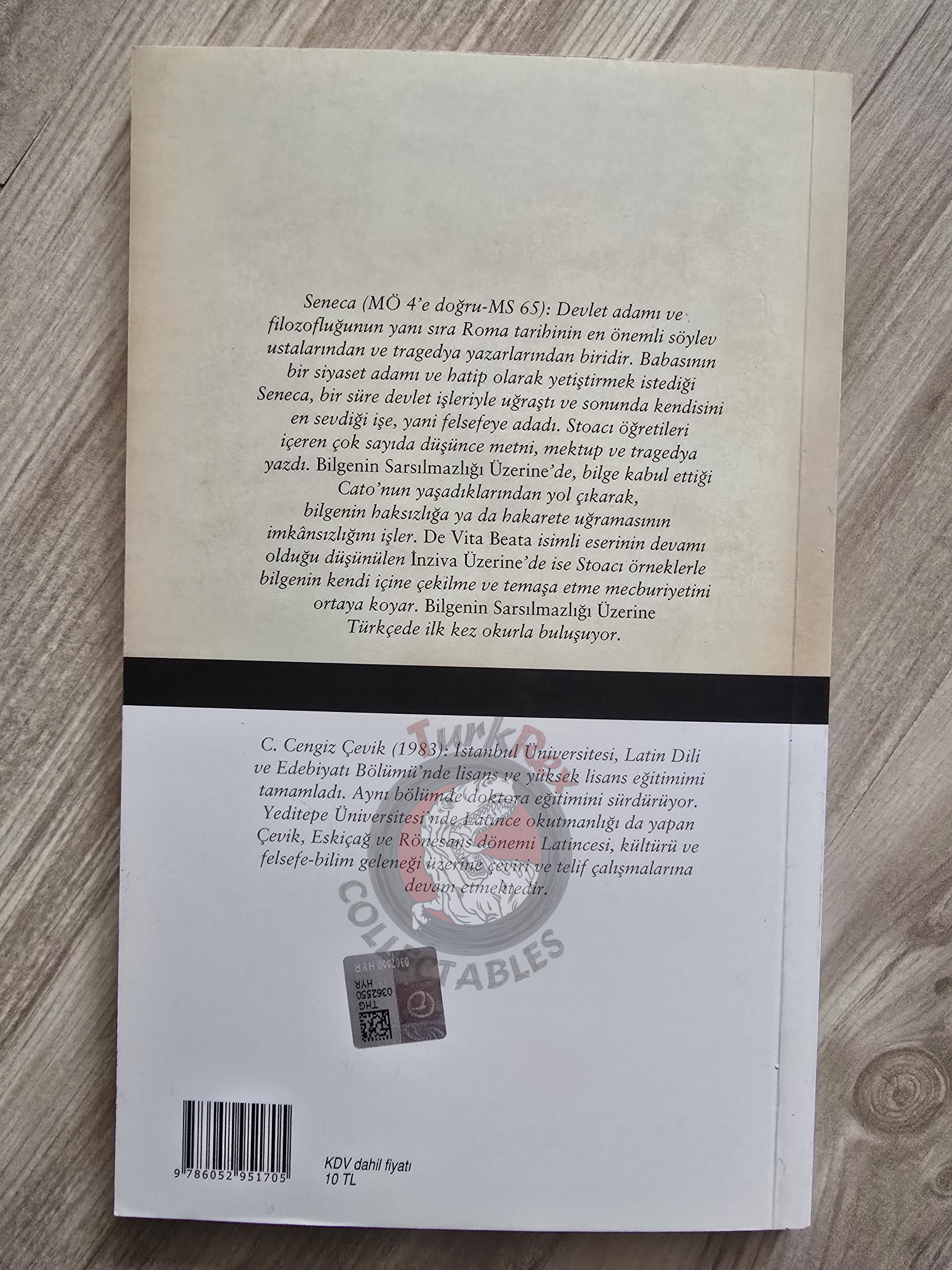 Lucius Annaeus Seneca – On the Firmness of the Wise 2018 Turkish Book Turkey