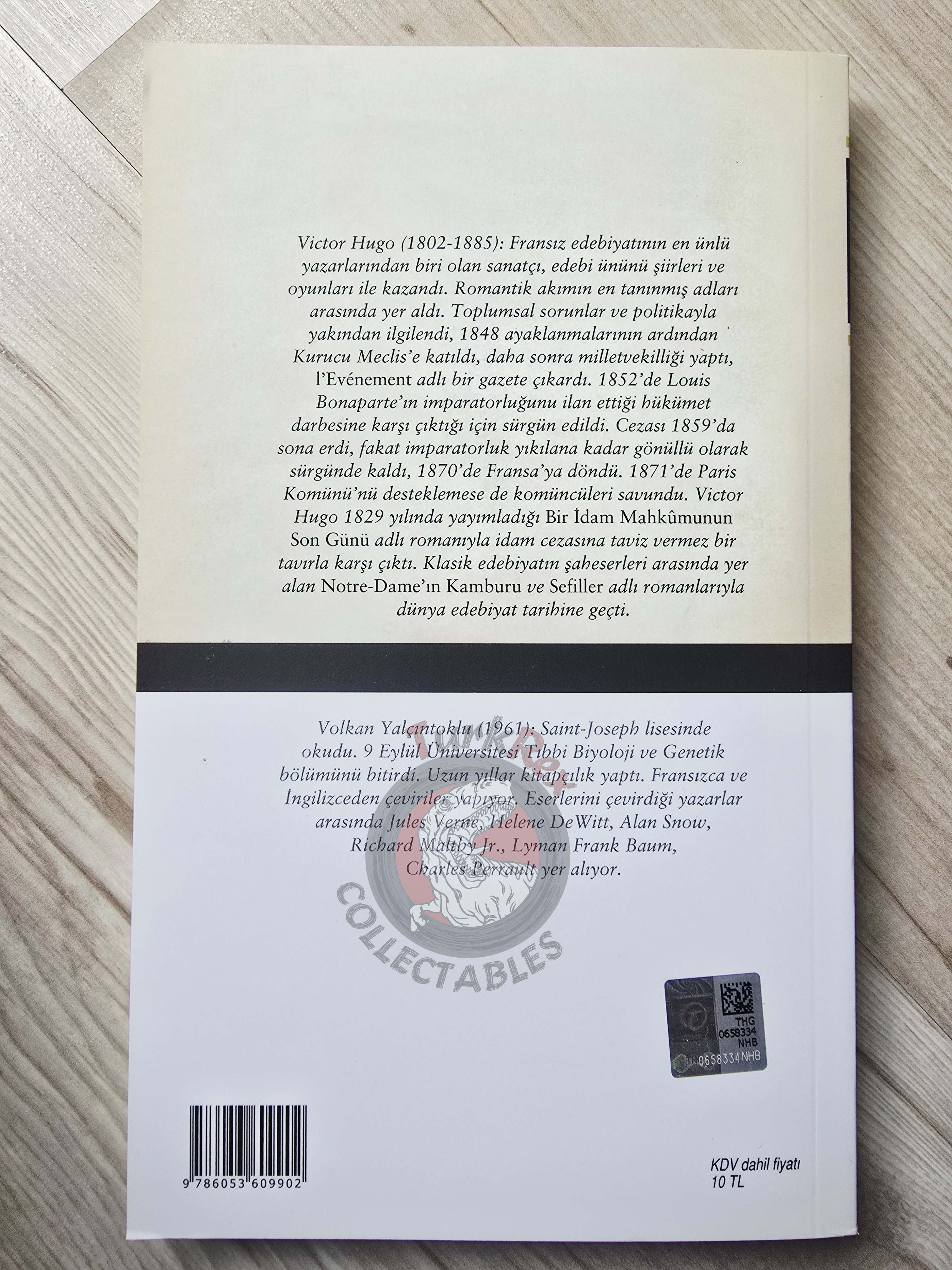 Victor Hugo – The Last Day of a Condemned Man 2019 Turkish Book Turkey