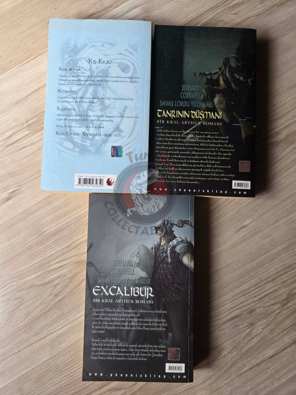 Bernard Cornwell  – The Warlord Chronicles 2004 1st Turkish Book Turkey