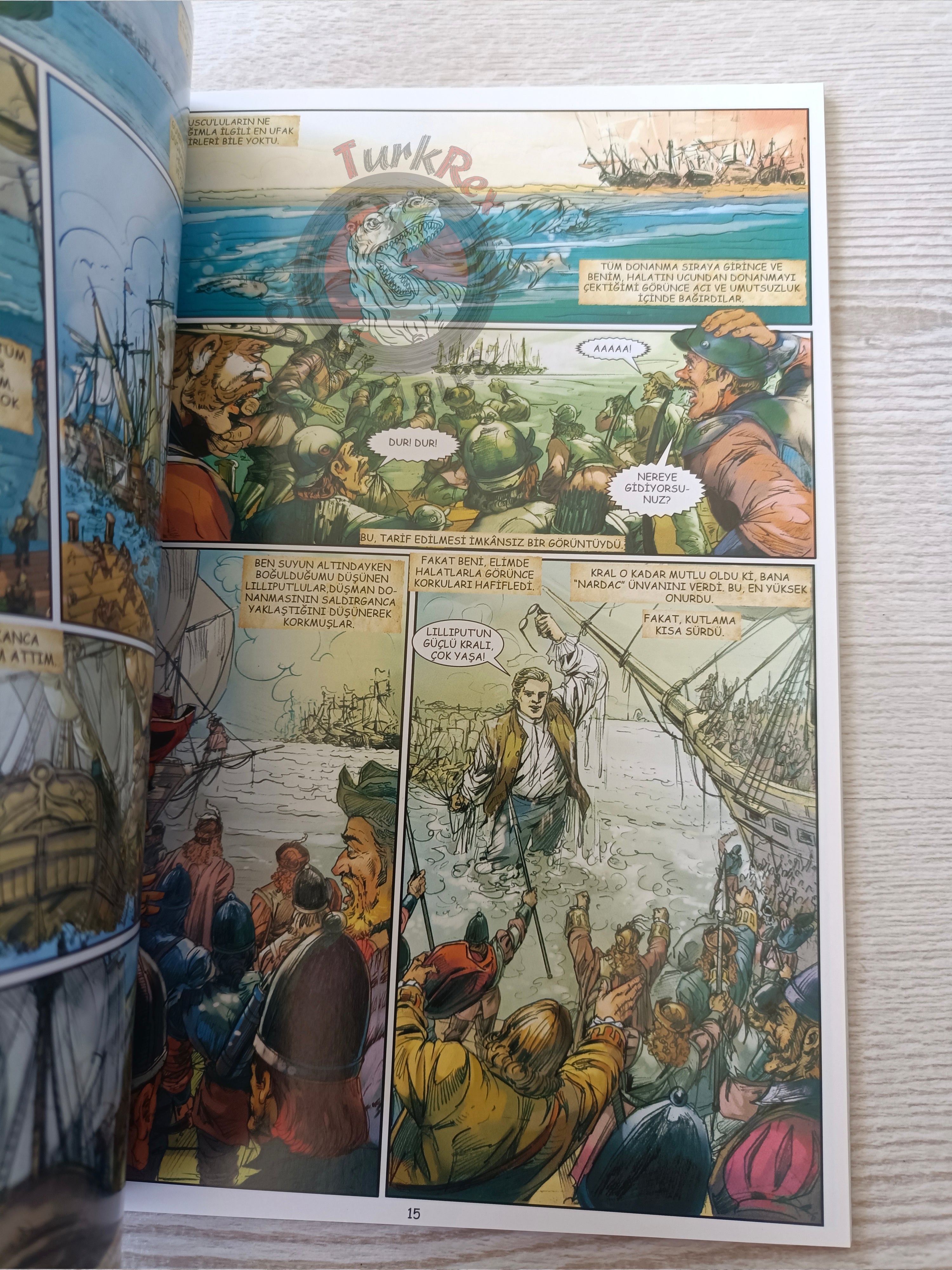 Gulliver’s Travels – Jonathan Swift Turkish Comic Turkey Campfire Classics