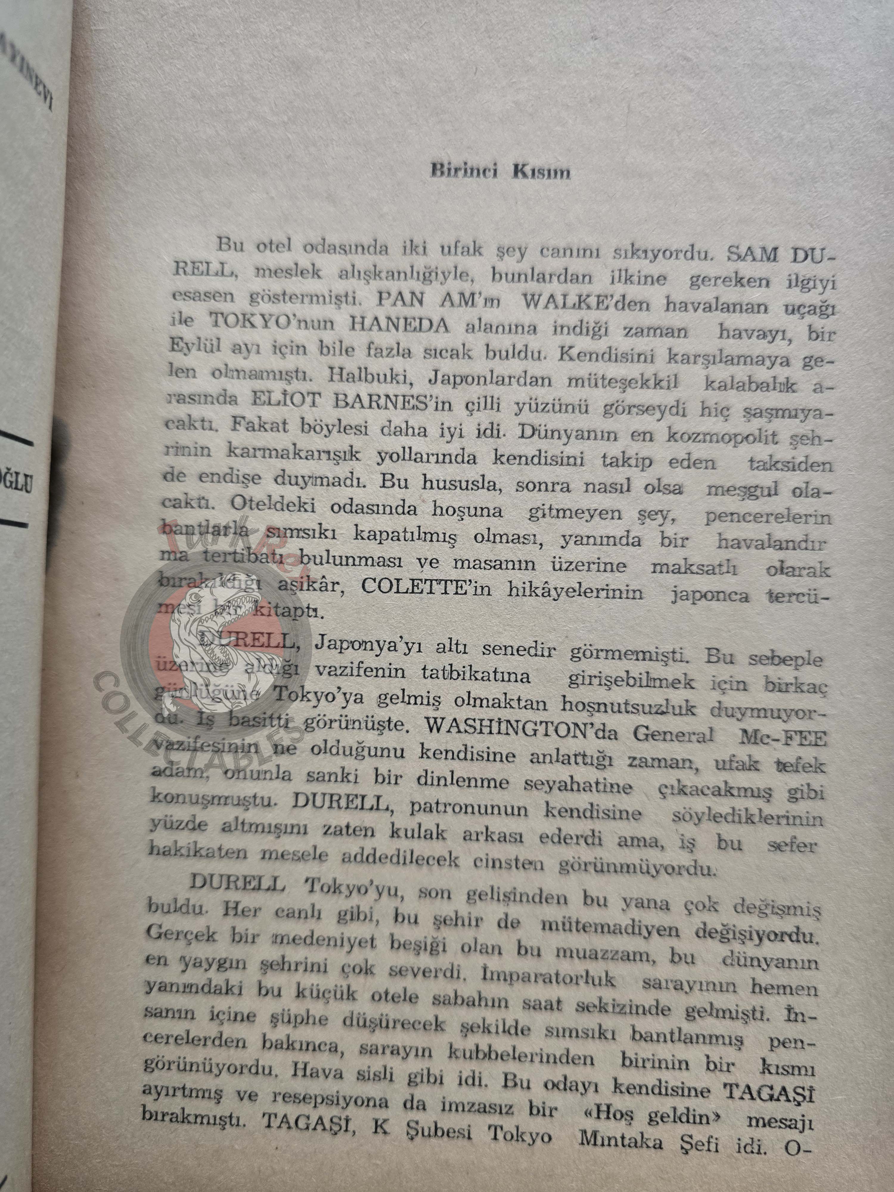 Edward Aarons – Sam Durell  Manchurian Doll  1966 1st Turkish Book Turkey