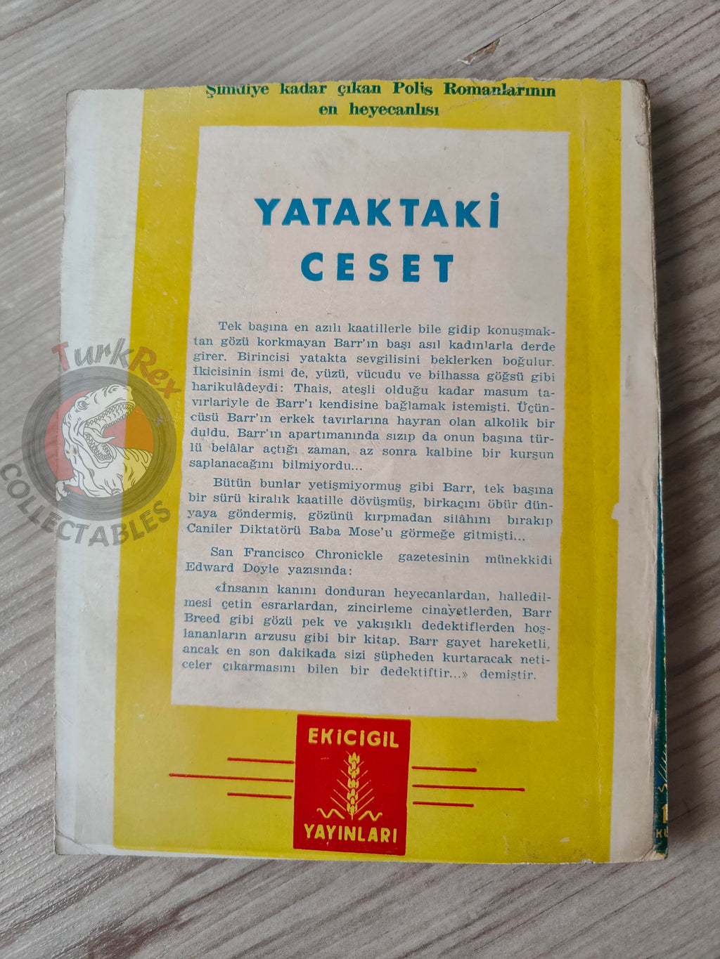W. R. Burnett – Tomorrow's Another Day 1955 1st Turkish Book Turkey