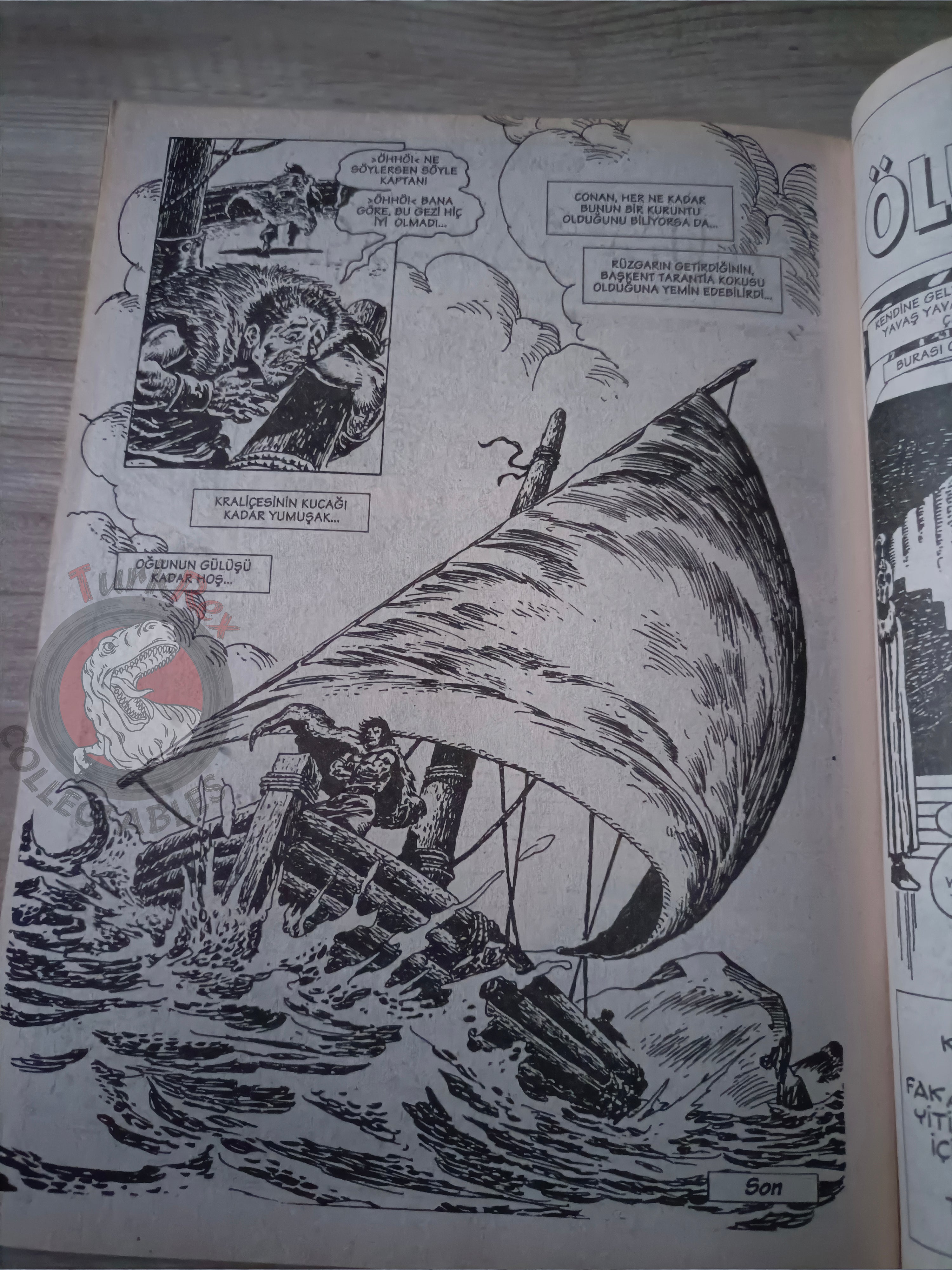 Kral Conan #15 The Savage Sword of #168 Turkish Comic Turkey