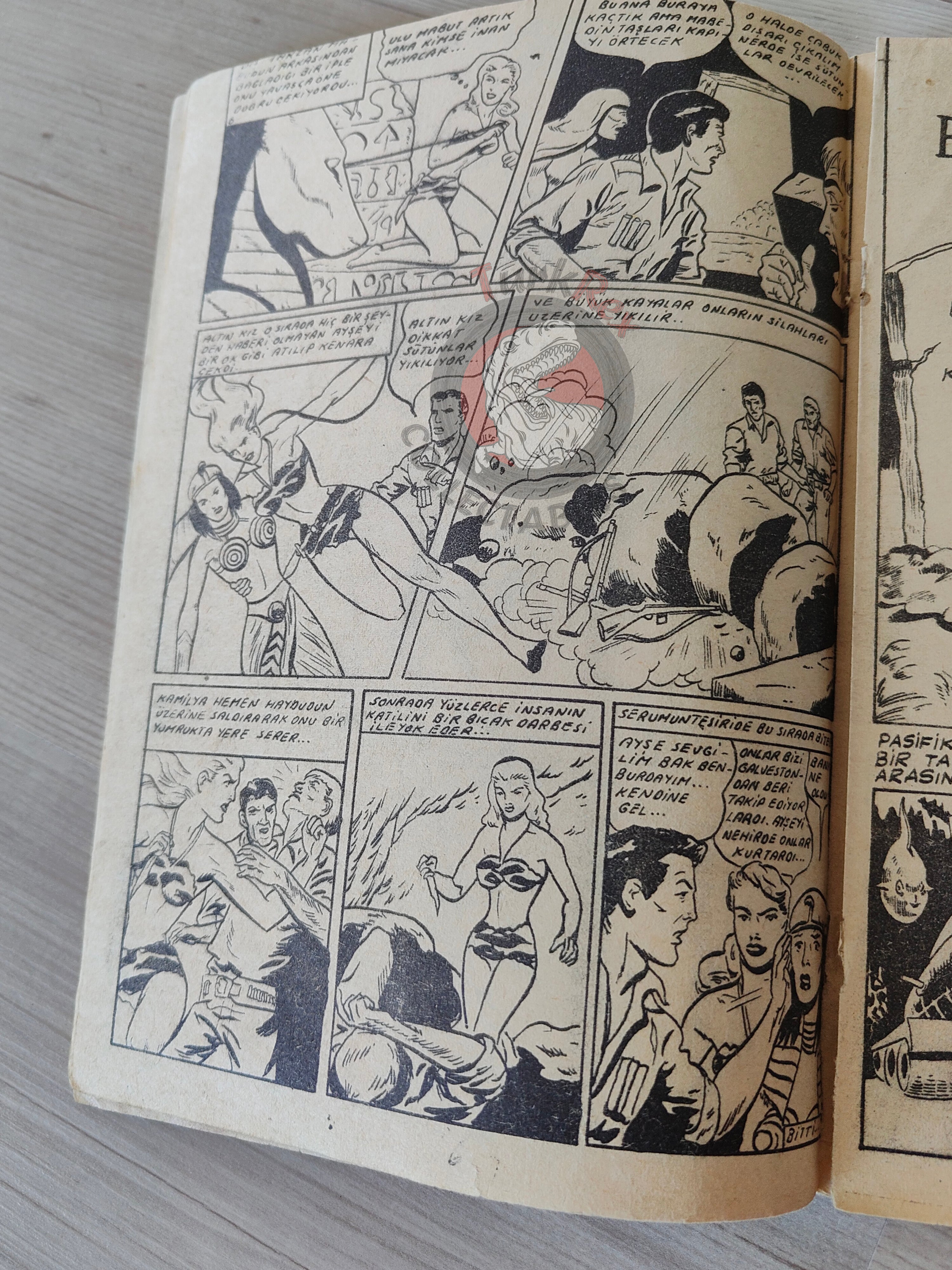 1001 Özel #148 1955 Tarzan - Brick Bradford Turkish Comic Mag Turkey