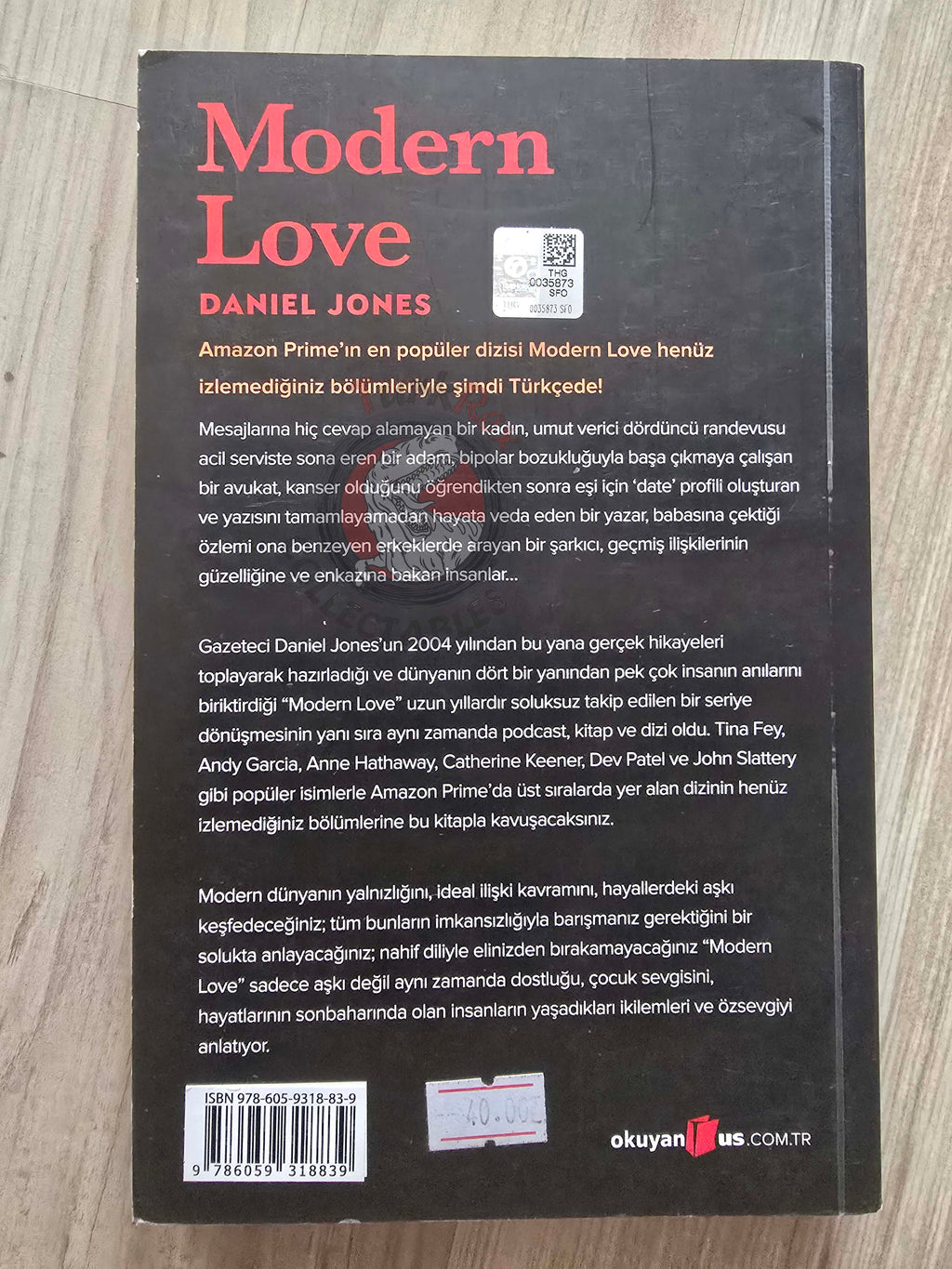 Daniel Jones – Modern Love  2020 1st Turkish Book Turkey