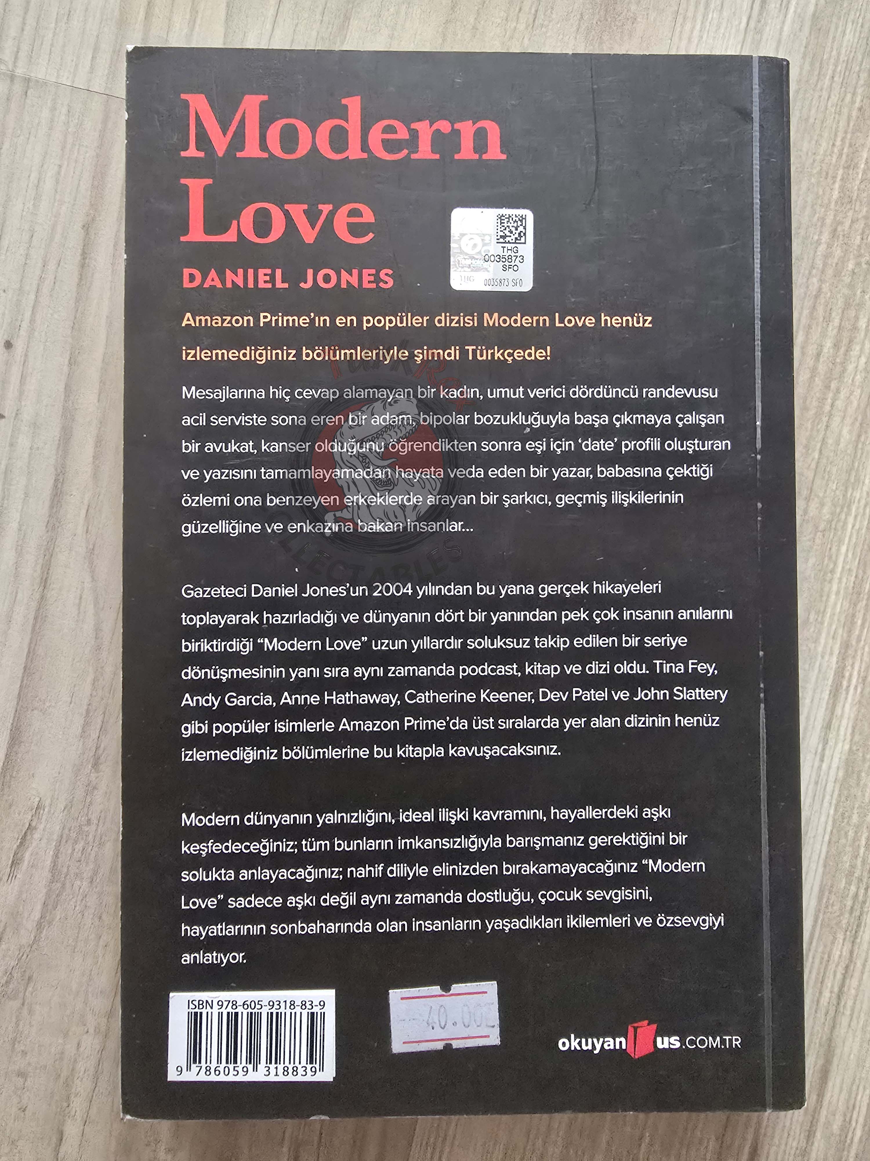 Daniel Jones – Modern Love  2020 1st Turkish Book Turkey