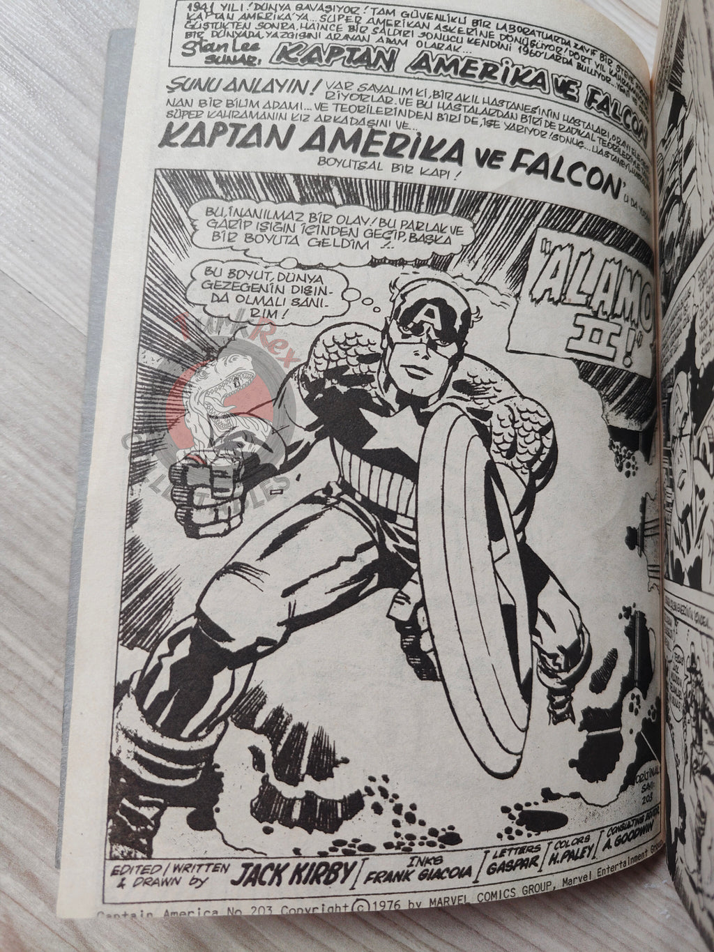 Captain America – Volume 7 1989 Turkish Comic Turkey Falcon