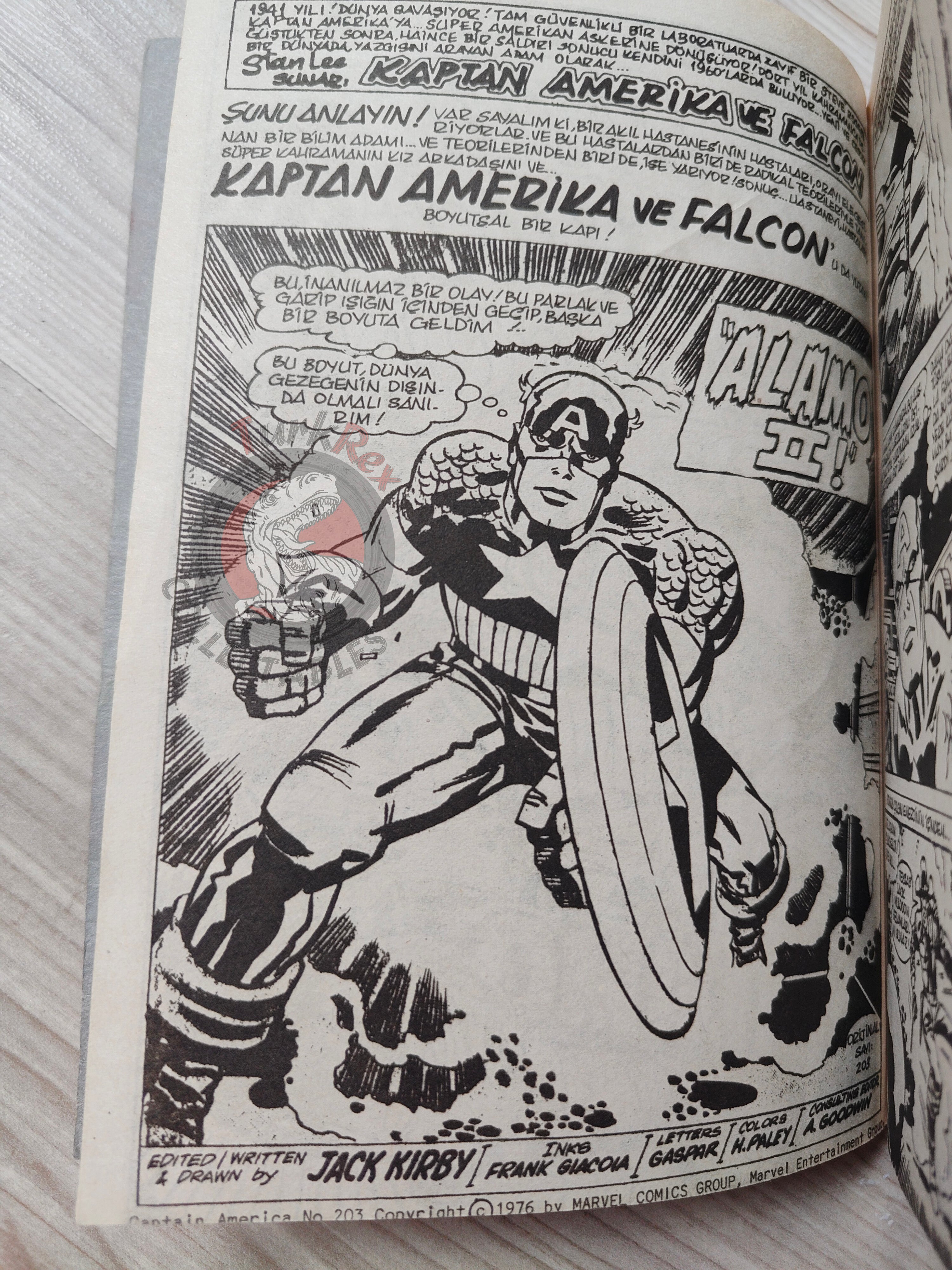Captain America – Volume 7 1989 Turkish Comic Turkey Falcon