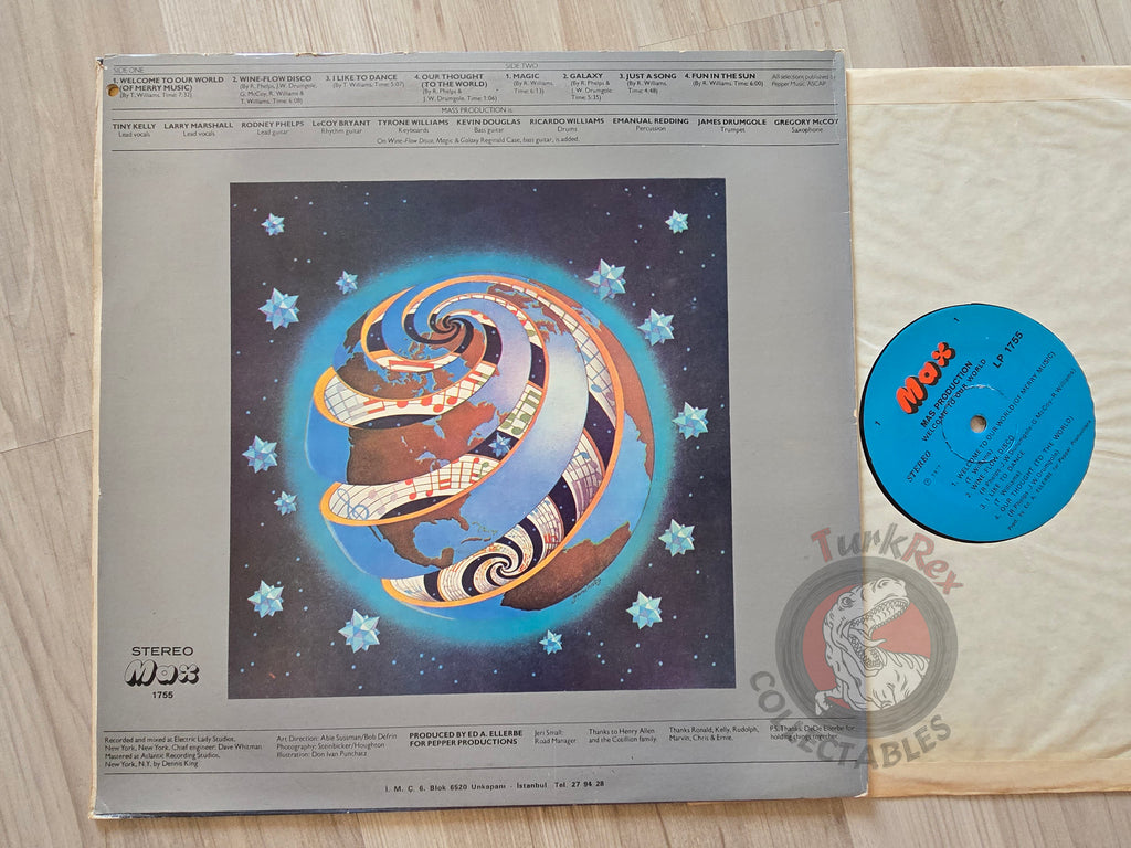 Mass Production – Welcome To Our World Turkish Pressing Vinyl Turkey Edition