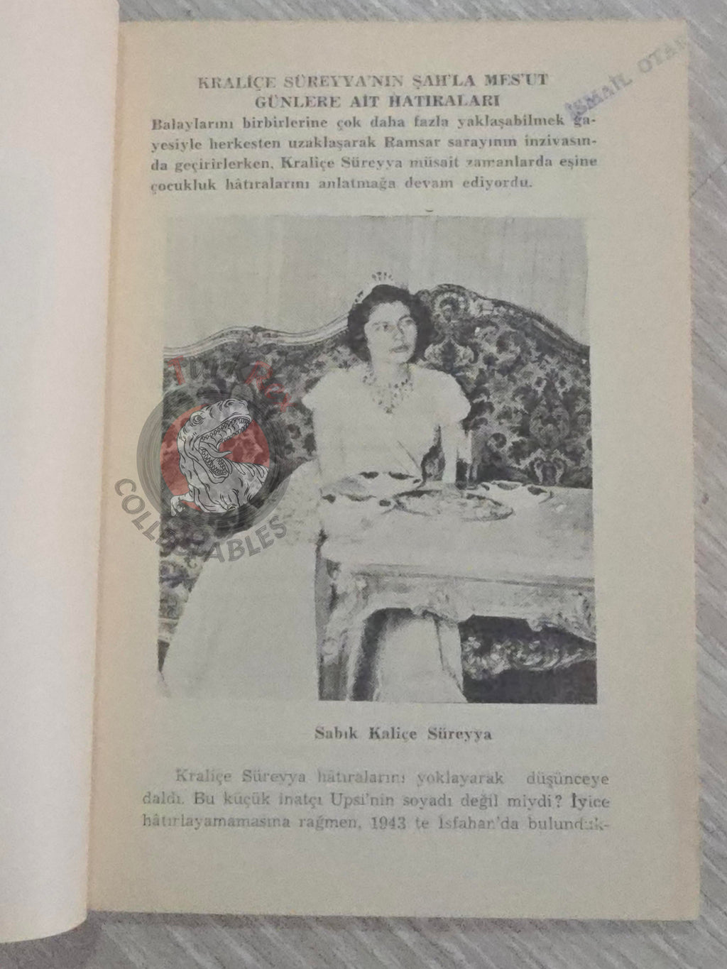 One Throne Three Queen 1960 Turkish Book Iran Mohammad Reza Pahlavi Fawzia Fuad