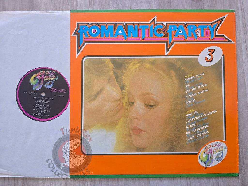 Various – Romantic Party 3  Turkish Pressing Vinyl Turkey Edition