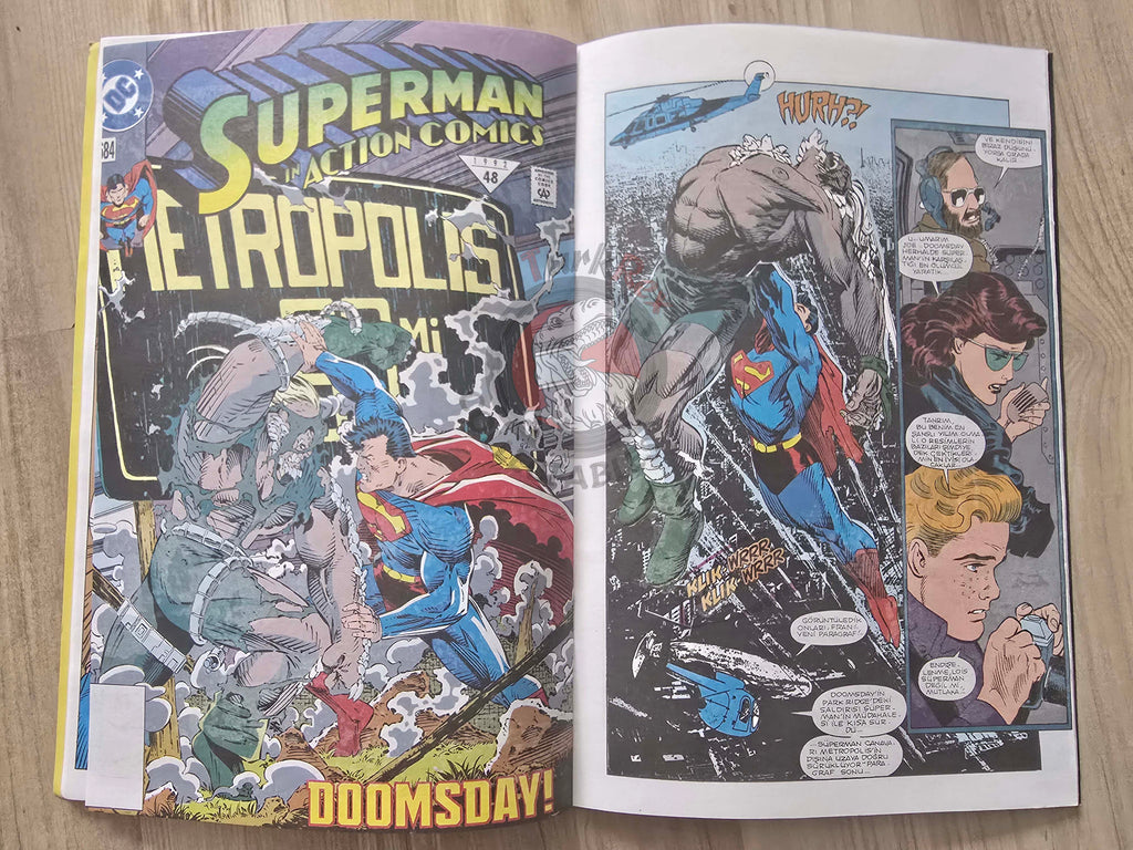 Superman #3 1996 Turkish Comic Turkey Action Comics #684 The Man Of Steel #19