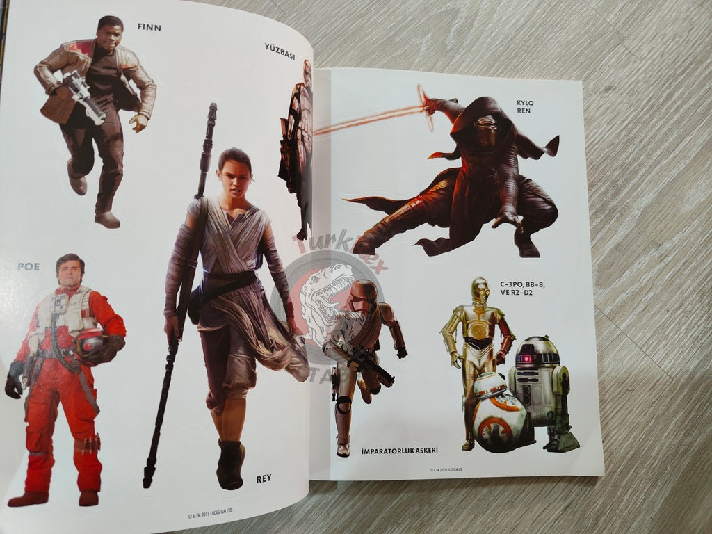 Star Wars: The Force Awakens Ultimate Stickerscapes 2016 Turkish Book Turkey