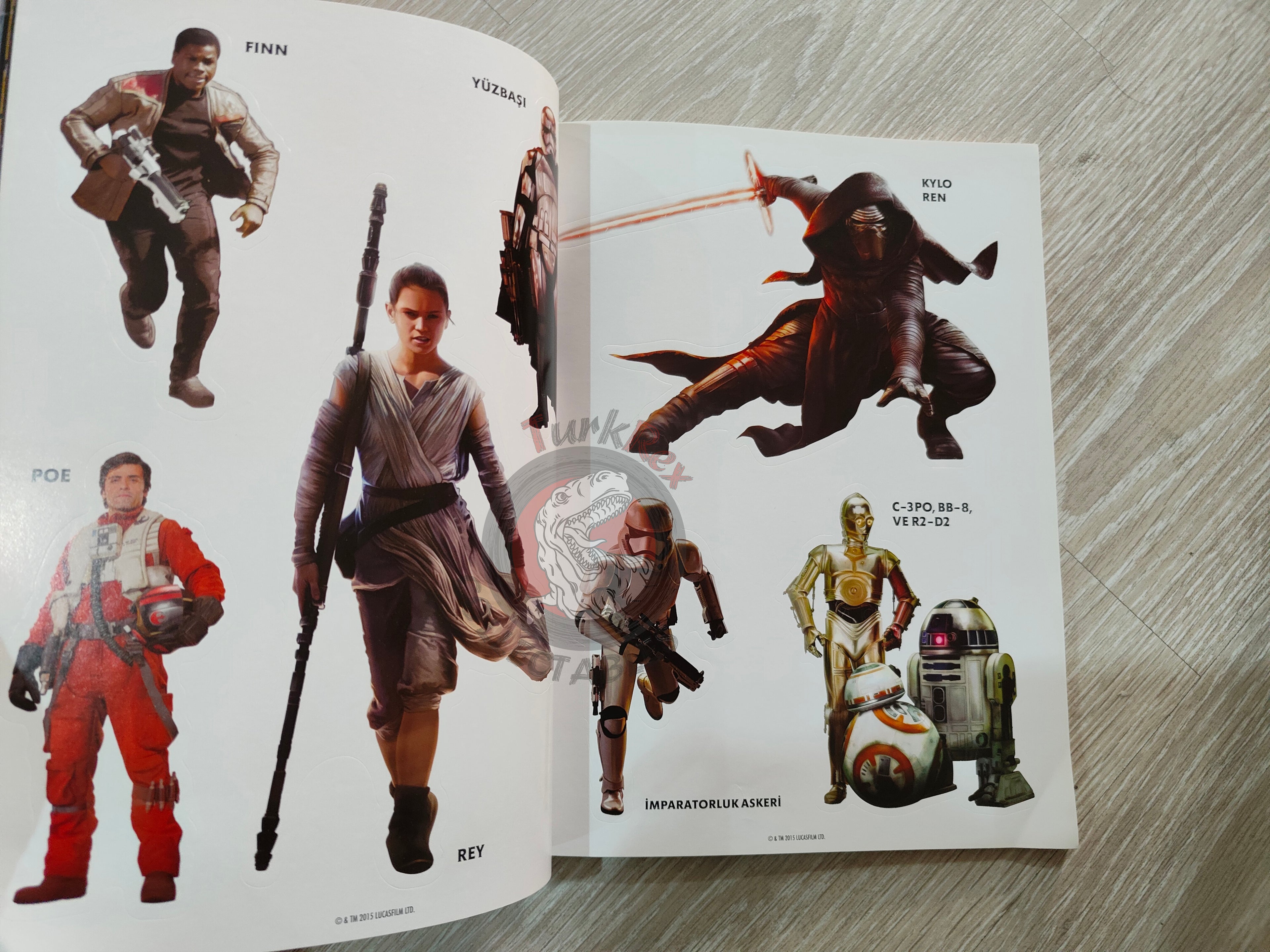 Star Wars: The Force Awakens Ultimate Stickerscapes 2016 Turkish Book Turkey