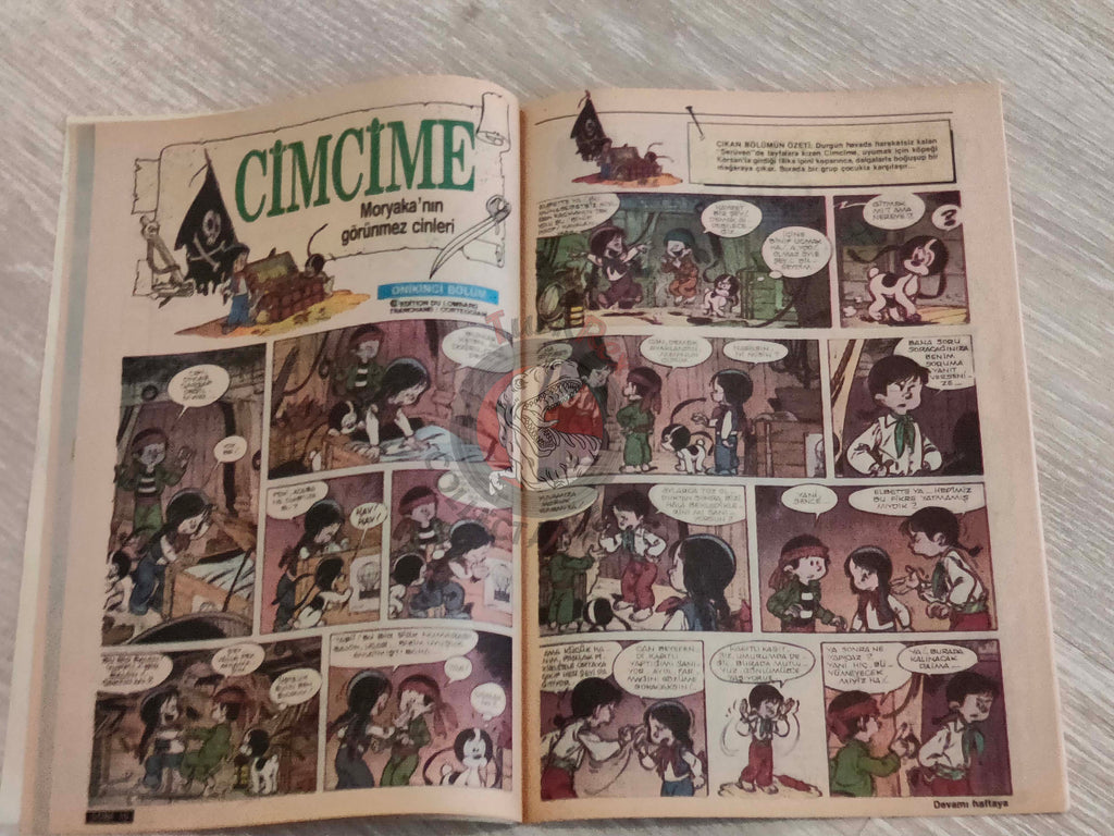 Sobe #2 He-Man Masters of the Universe 1990 Turkish Comic Turkey  Sesame Street Conan