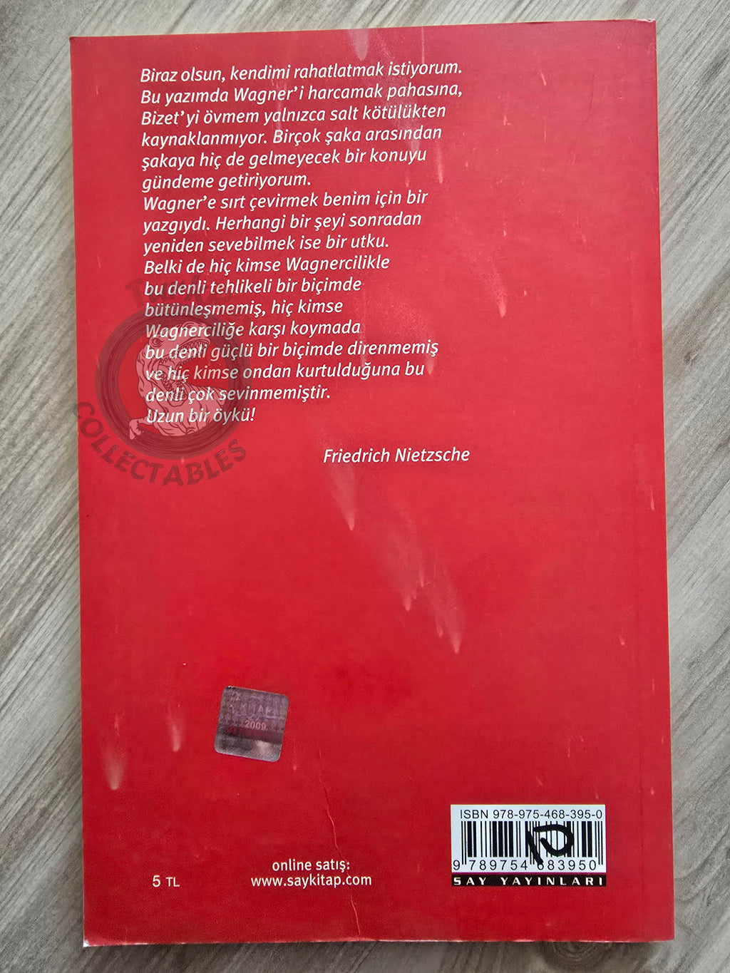 Friedrich Nietzsche – The Case of Wagner – Nietzsche contra Wagner 2010 Turkish Book Turkey