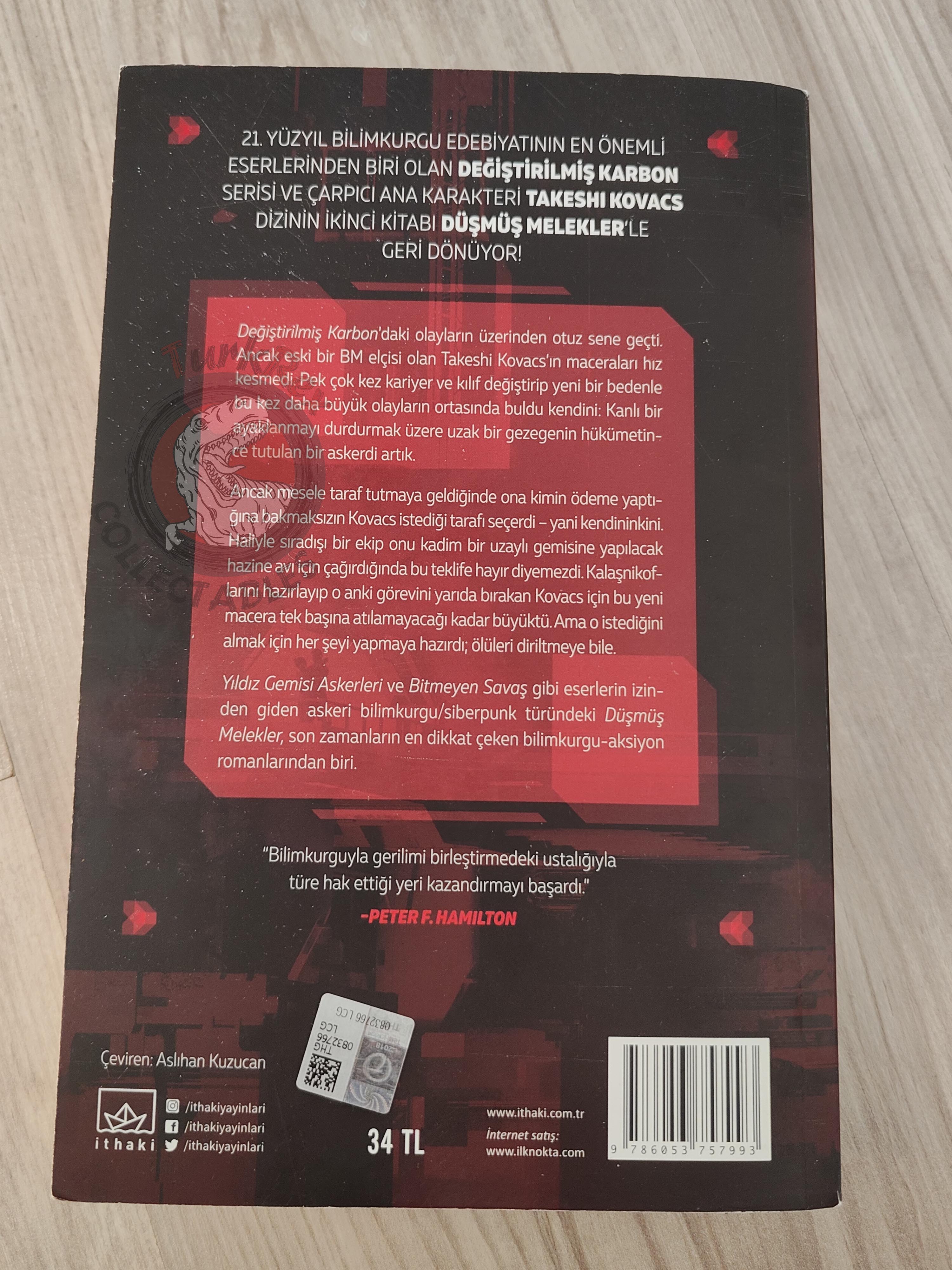 Richard K. Morgan – Broken Angels 2018 1st Turkish Book Turkey Takeshi Kovacs Series