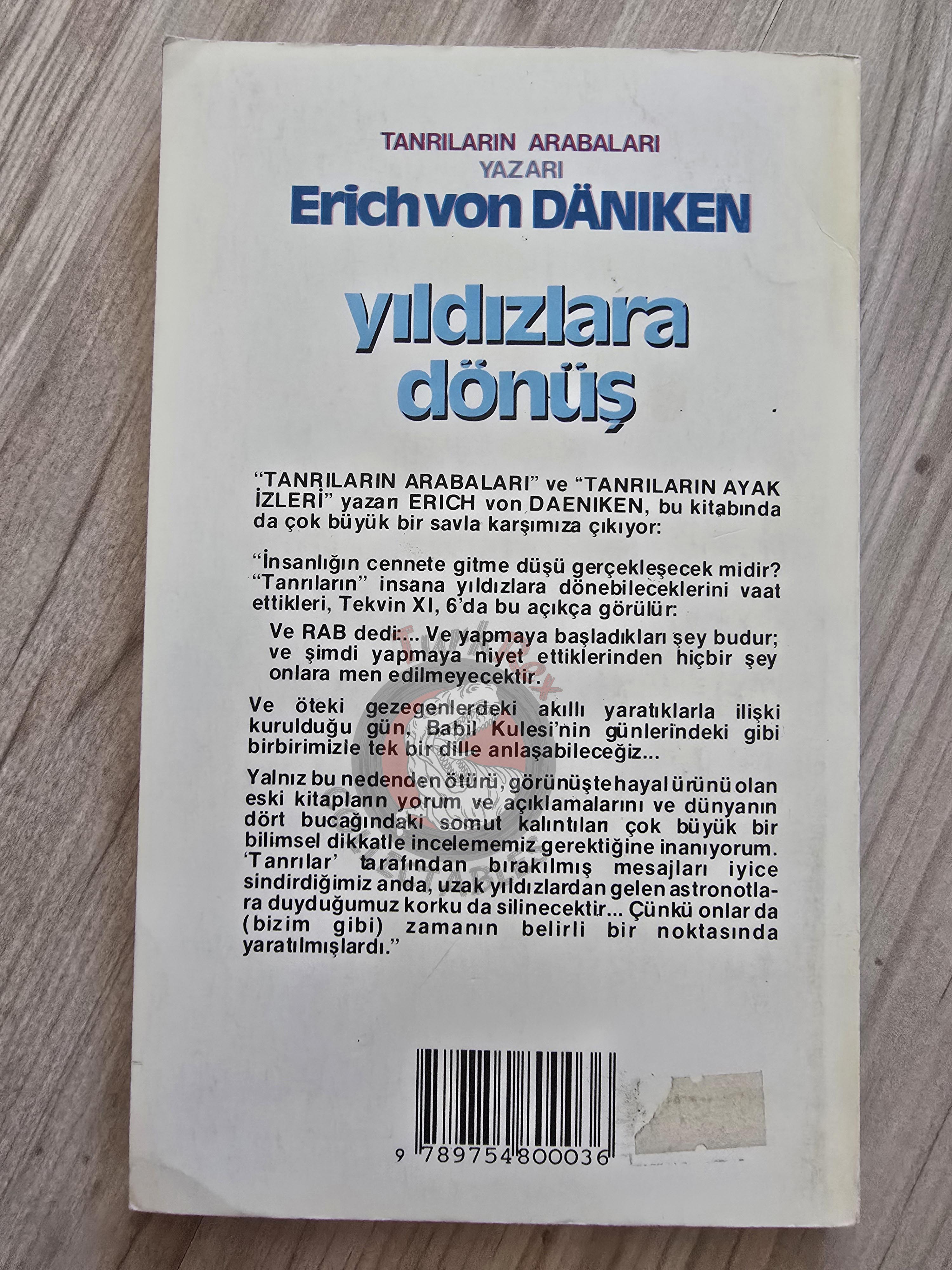 Erich von Däniken – Return to the Stars 1995 Turkish Book Turkey Ufology