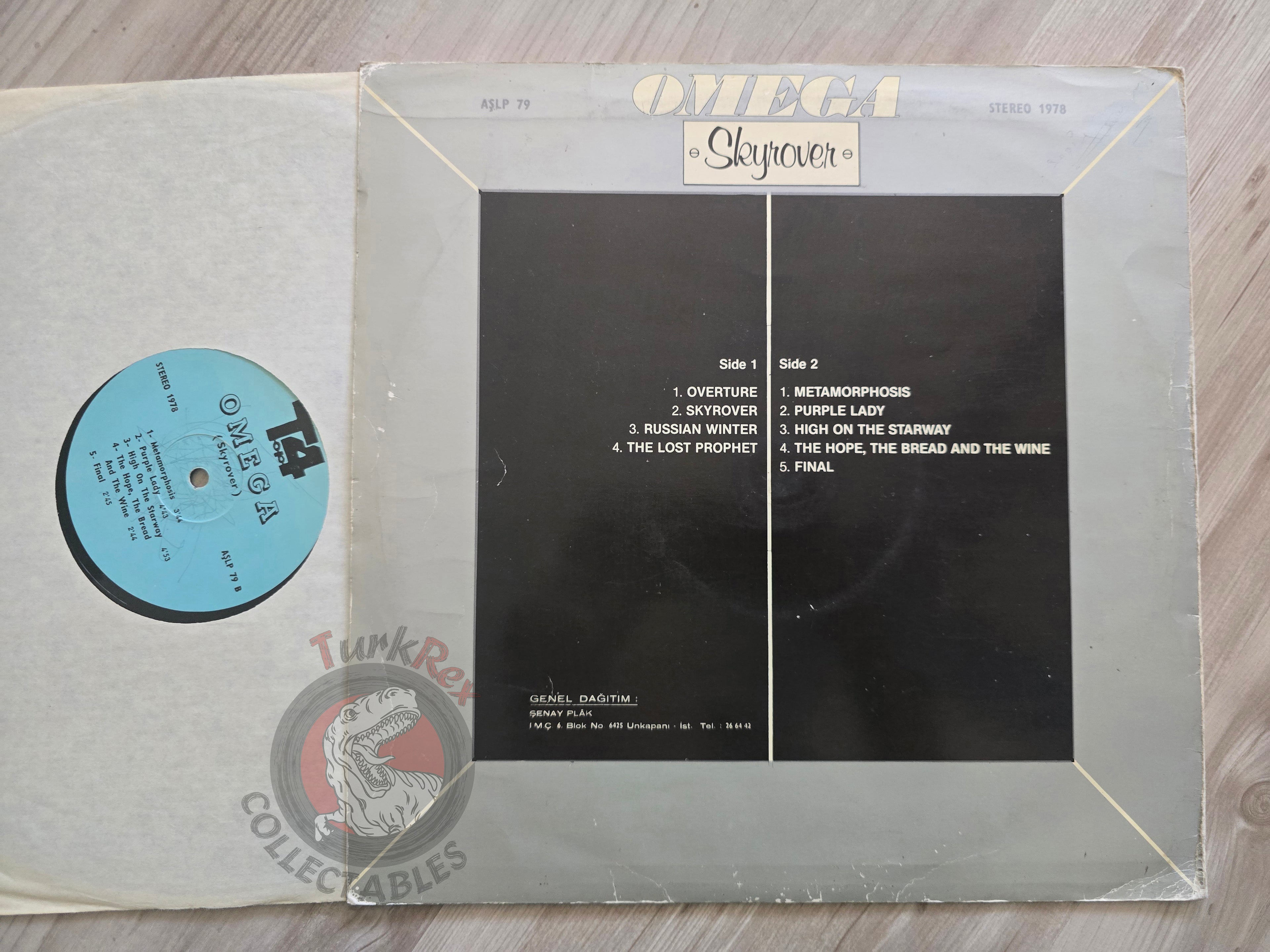 Omega – Skyrover Turkish Pressing Vinyl Turkey Edition