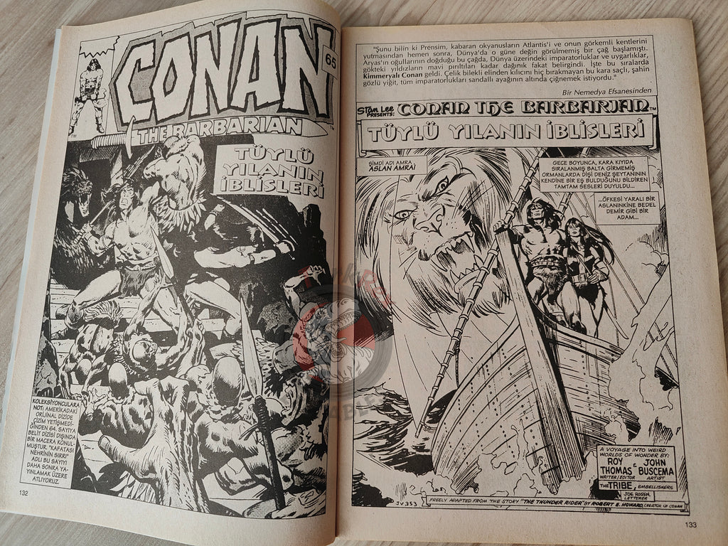 Conan The Barbarian #3 2001 Turkish Comic Turkey #65 #66 #67 #68