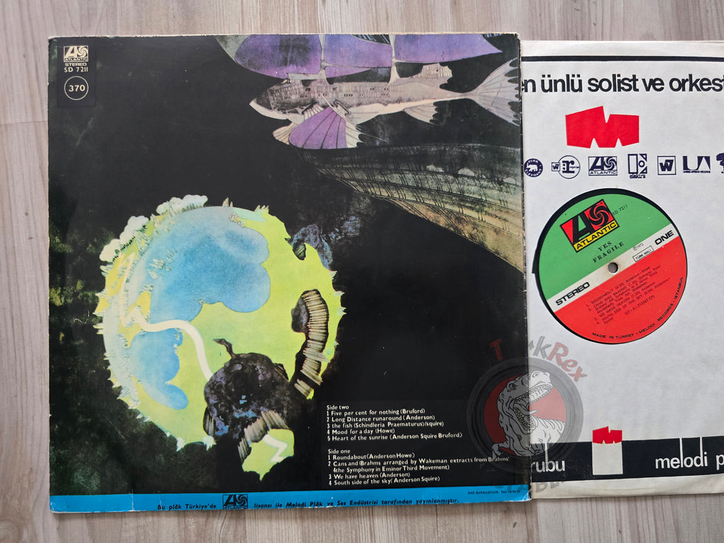 Yes – Fragile Turkish Pressing Vinyl Turkey Edition