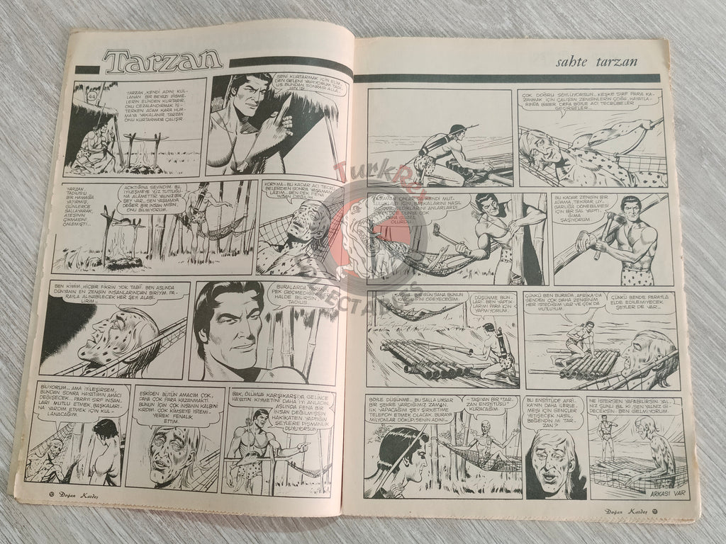 Doğan Kardeş 1971 Magazine #36 Turkish Comic Turkey Sinbad the Sailor Alice In Wonderland