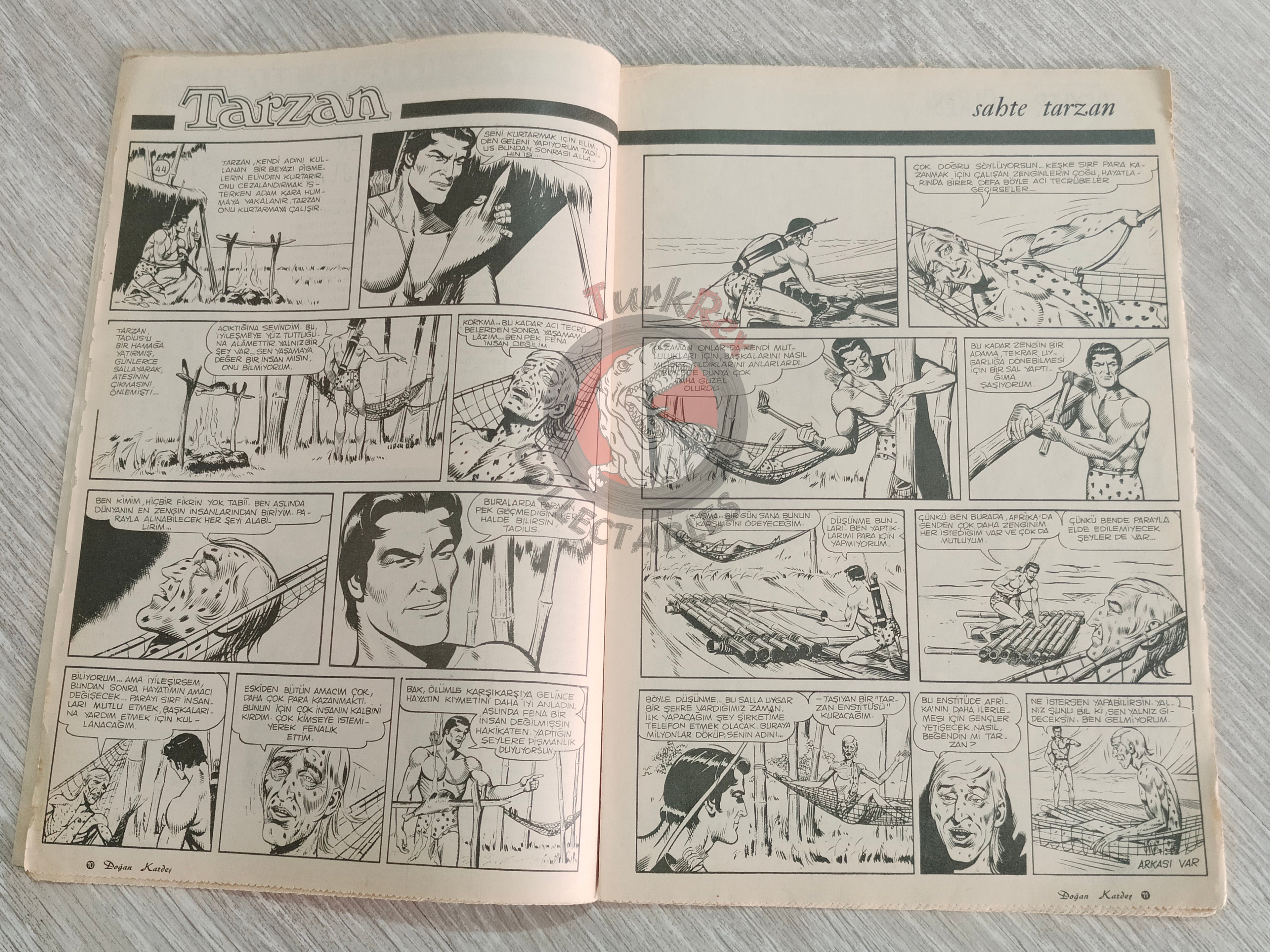 Doğan Kardeş 1971 Magazine #36 Turkish Comic Turkey Sinbad the Sailor Alice In Wonderland