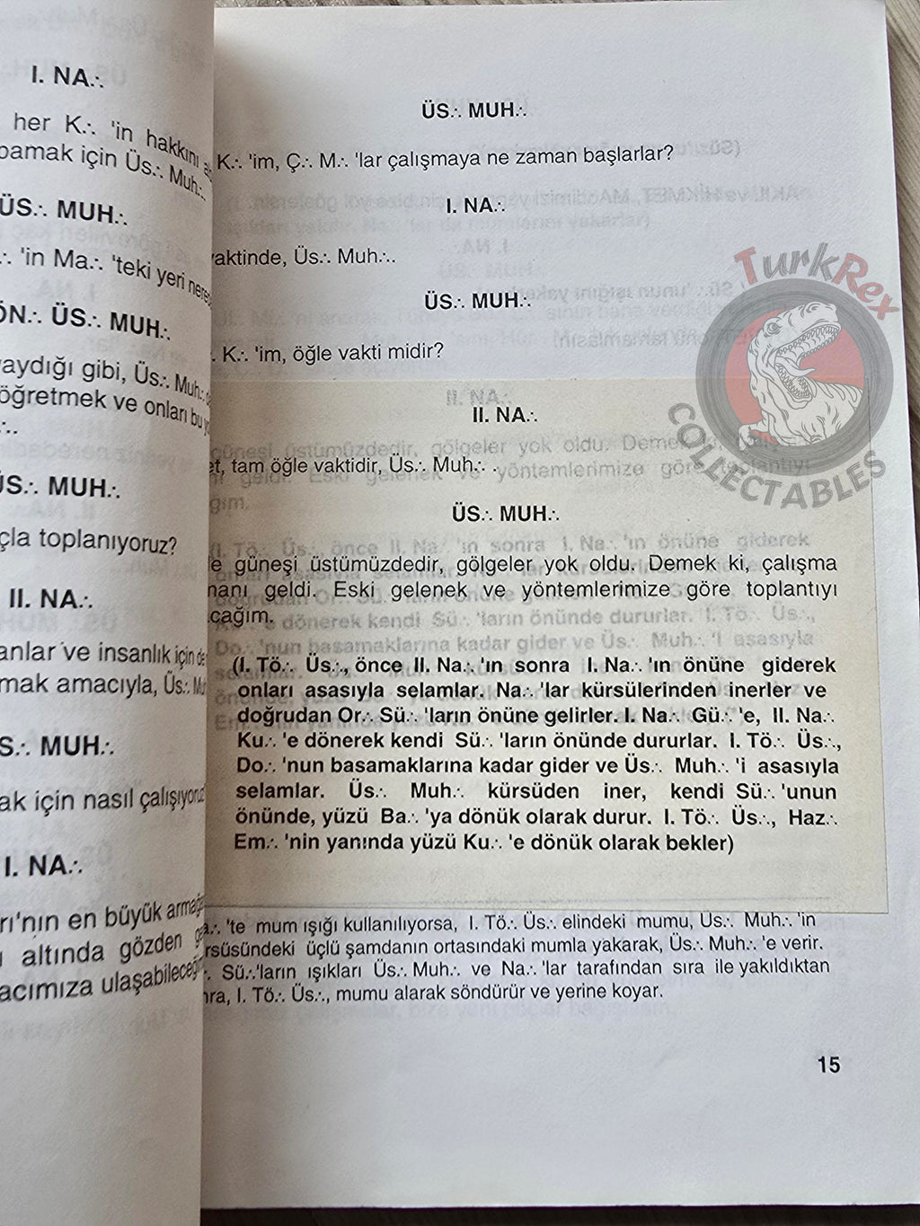 Turkish Freemasonry 1st Degree Ritual Apprentice 1995 Booklet Masonic Masons of Turkey