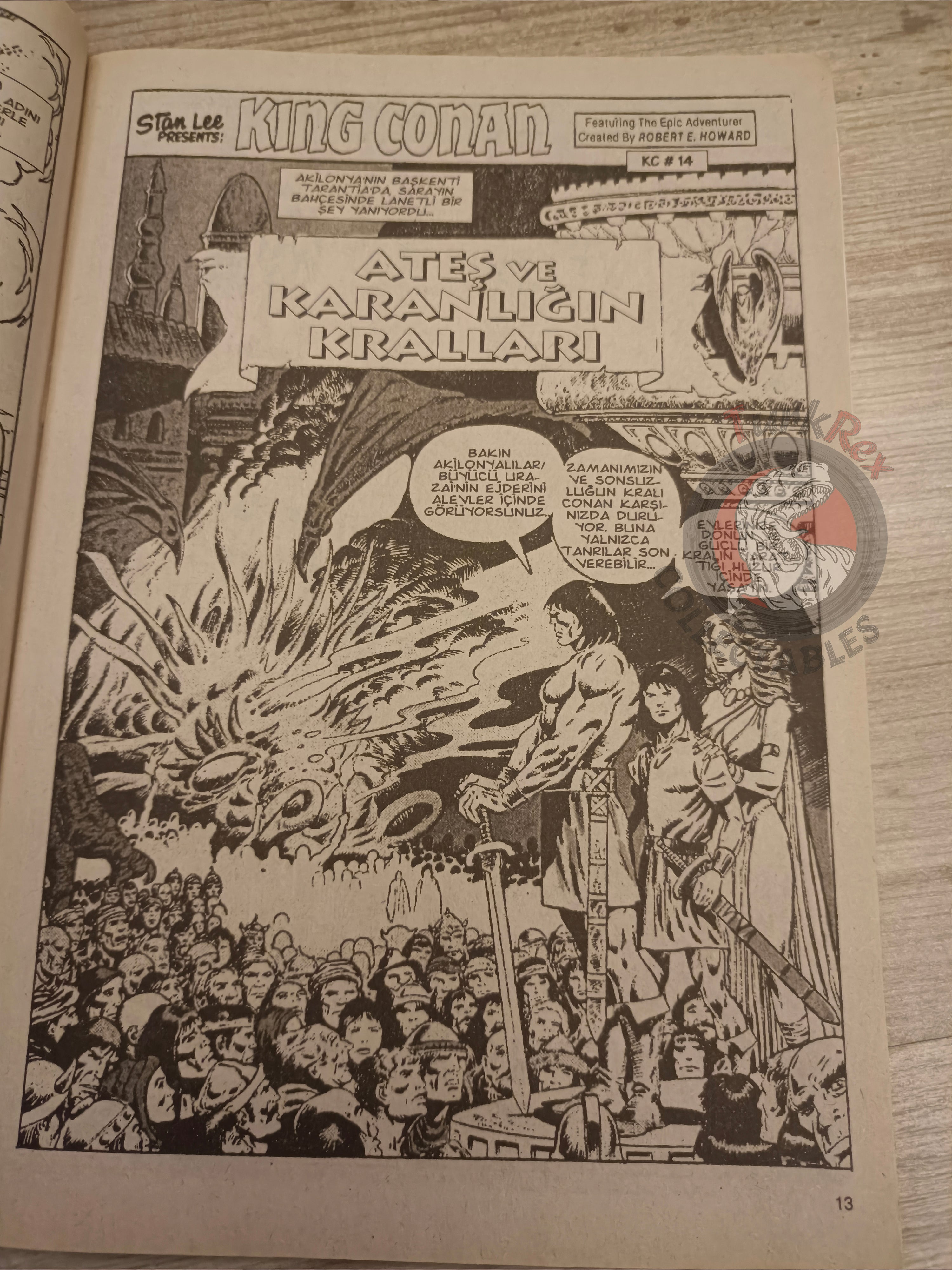 Kral Conan #27 King Conan #14 #15 Turkish Comic Turkey SSOC #107