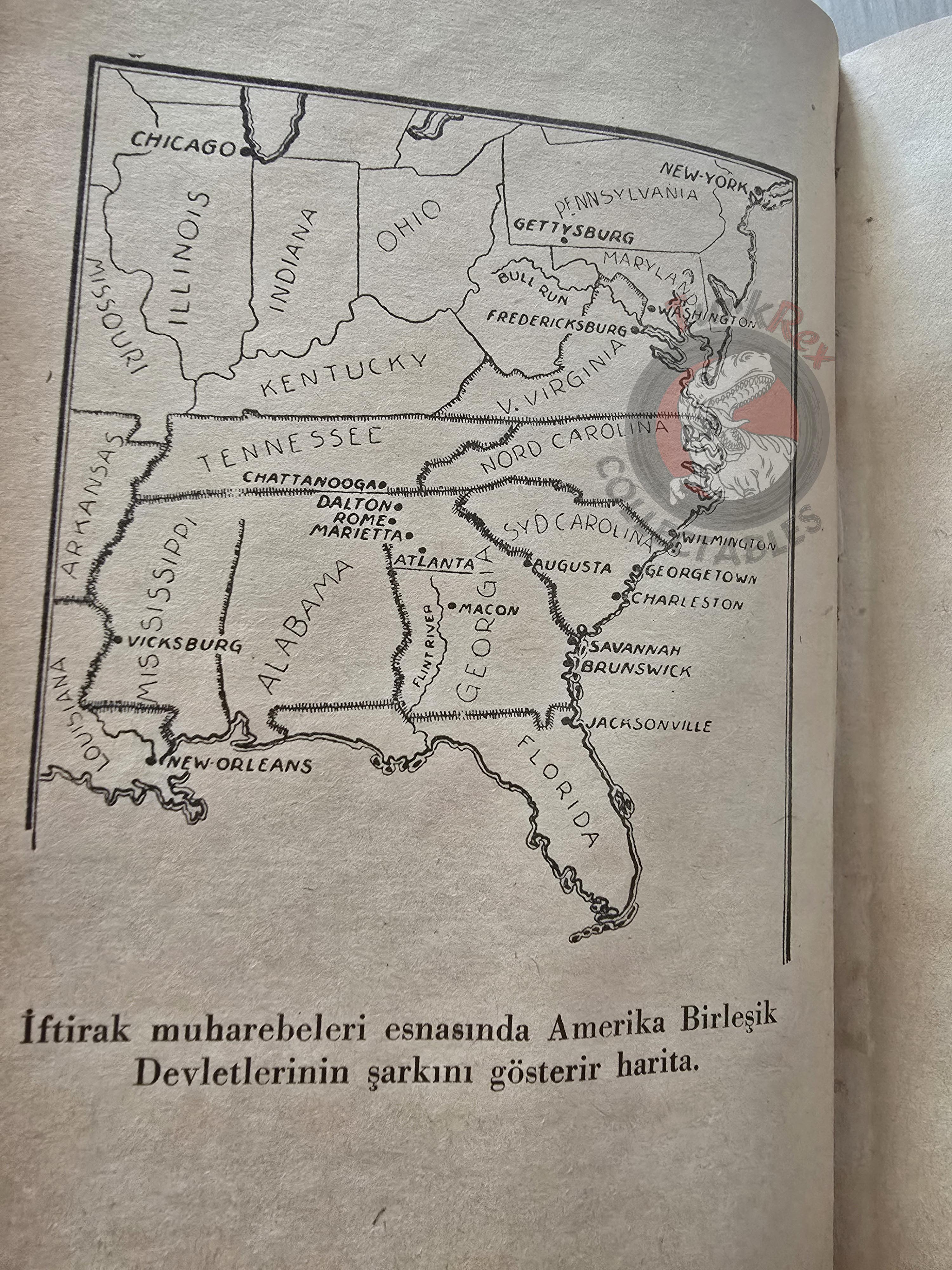 Margaret Mitchell – Gone with the Wind 1942 1st Turkish Book Turkey