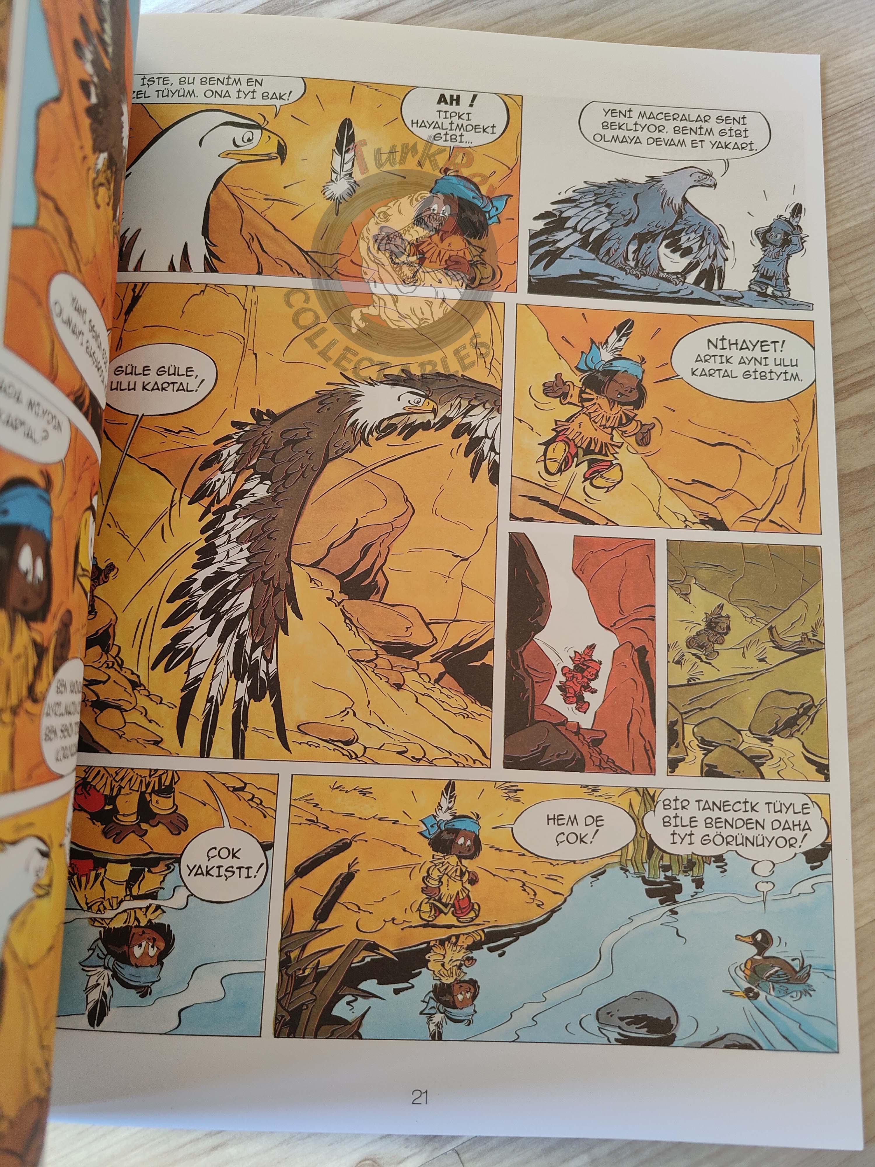 Yakari #1 Et Grand Aigle Turkish Comic Turkey Derib + Job