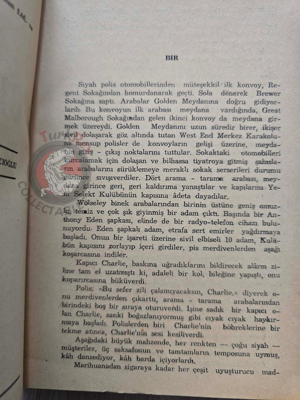 Vincent Malo – Murder on the Mistral 1966 1st Turkish Book Turkey