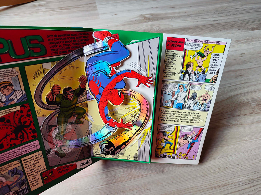 The Amazing Spider-Man Pop-Up: Marvel True Believers 2007 Turkish Comic Turkey Book