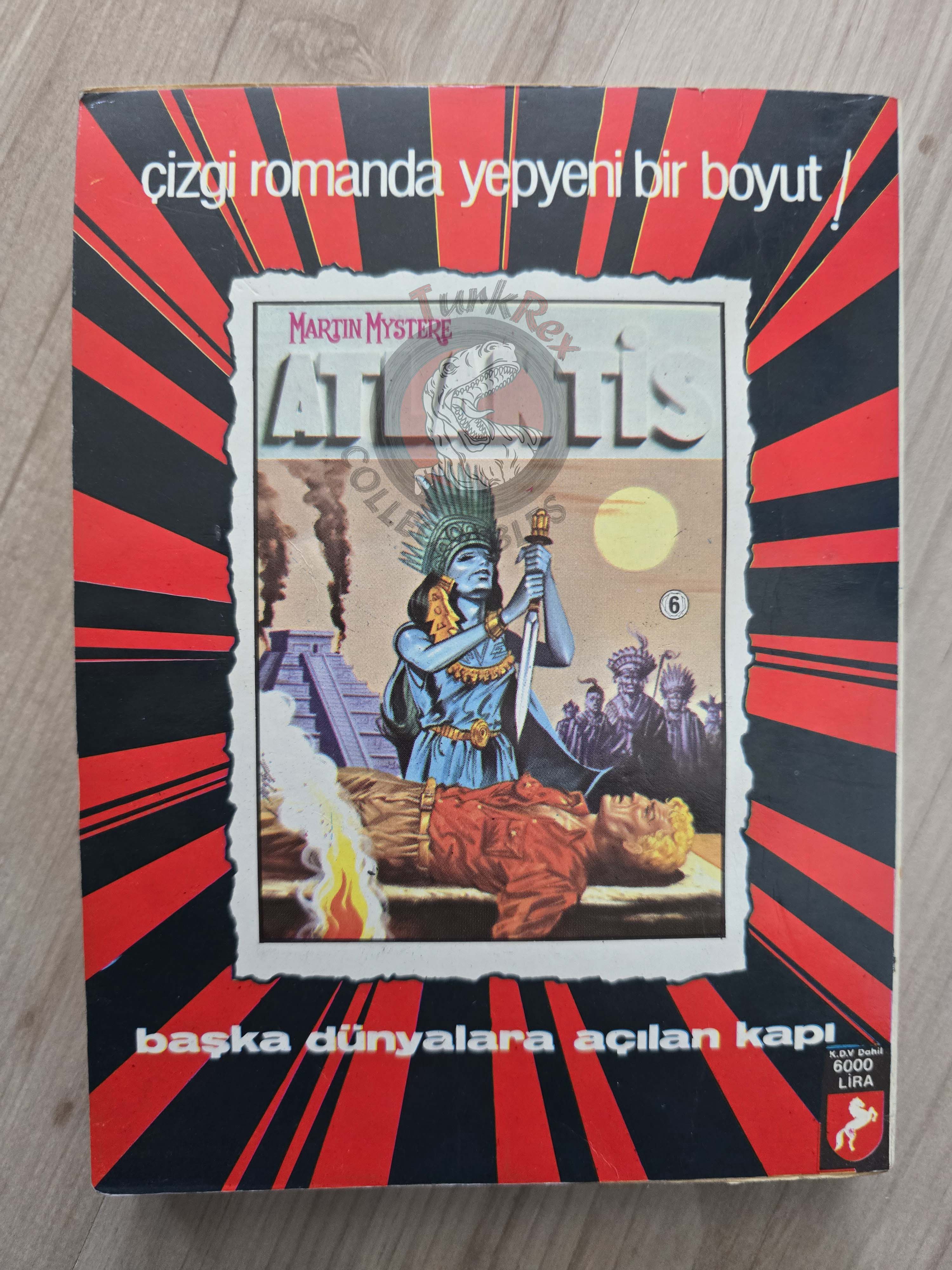 Martin Mystère #5 Tunguska! 80s Turkish Comic Turkey #22 #33