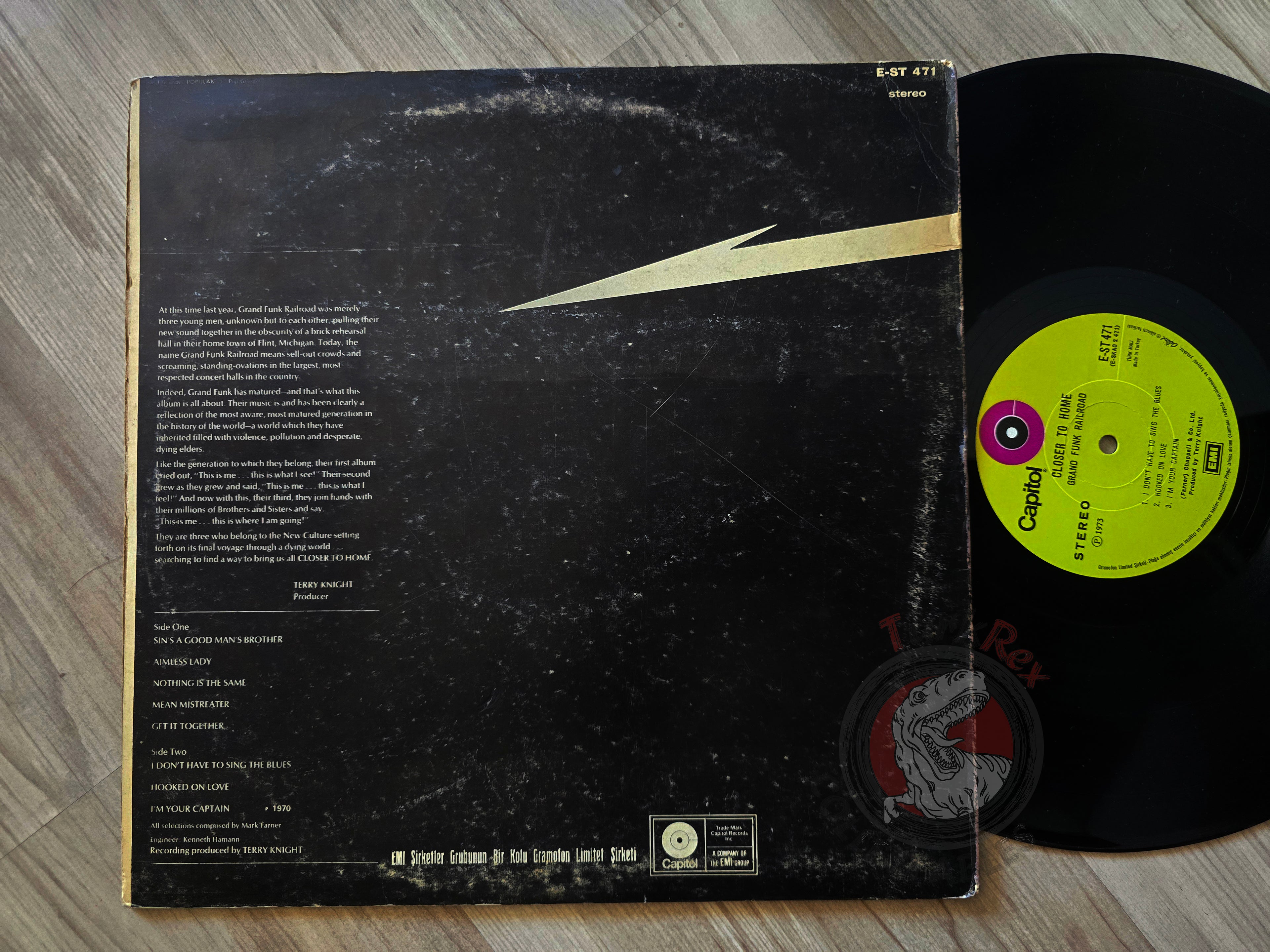 Grand Funk Railroad – Closer To Home Turkish Pressing Vinyl Turkey Edition