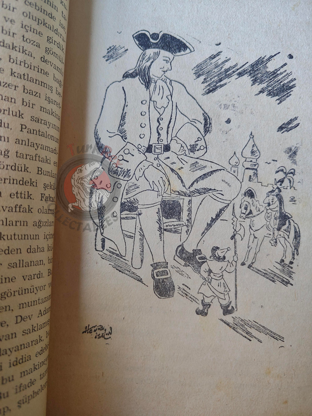 Jonathan Swift – Gulliver's Travels 1966 Turkish Book Turkey Illustrated Henri Iselin