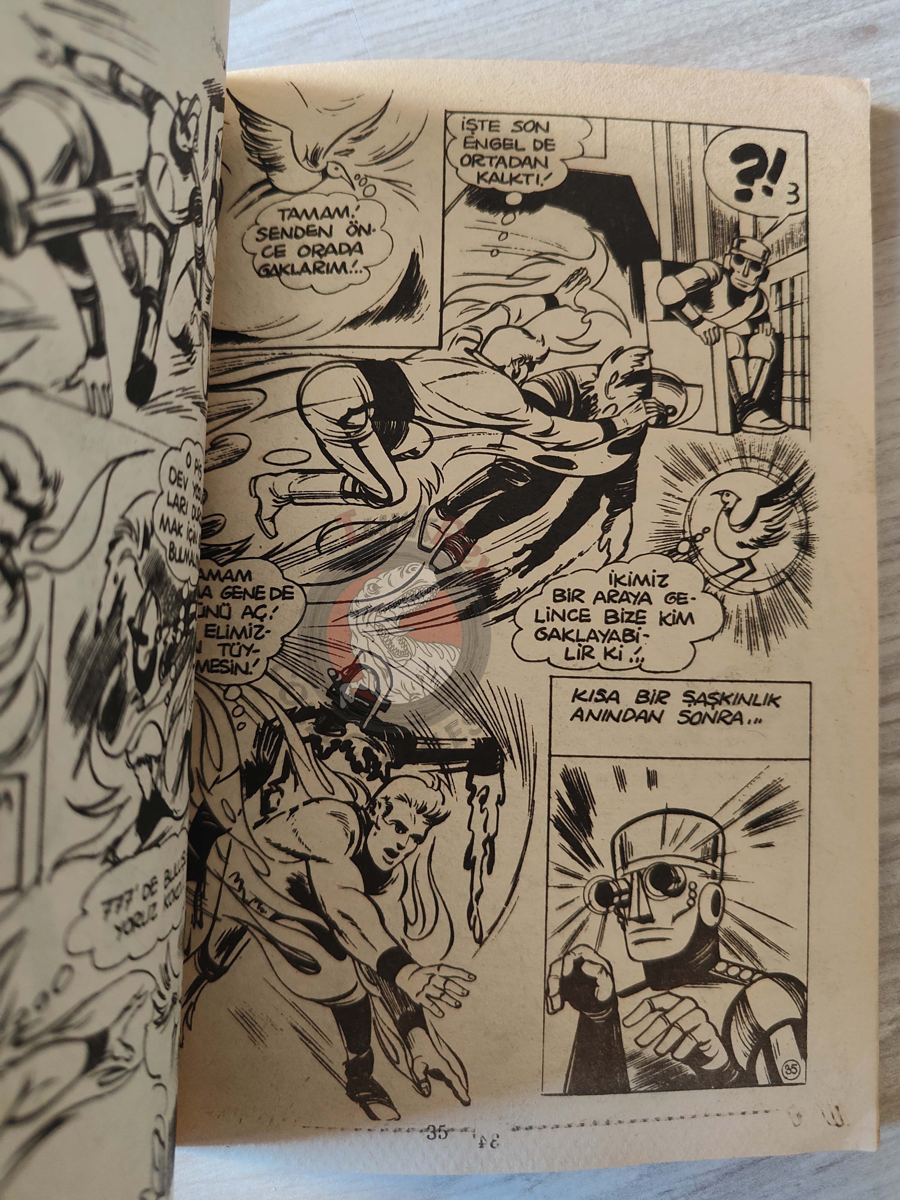 Cim Kozmos #1 1981 Turkish Comic Turkey Sunny Sun The Leopard from Lime Street