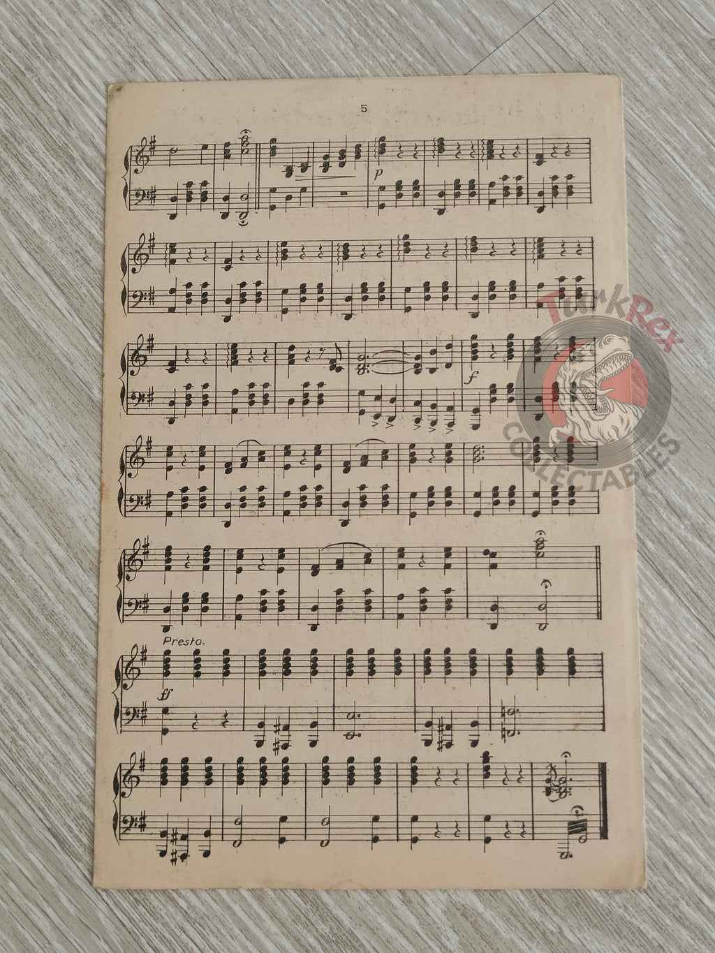 Jacques Offenbach – Hoffmannovy Povídky (Hoffmann’s Tales) Vintage Musical Notes Sheet Czech