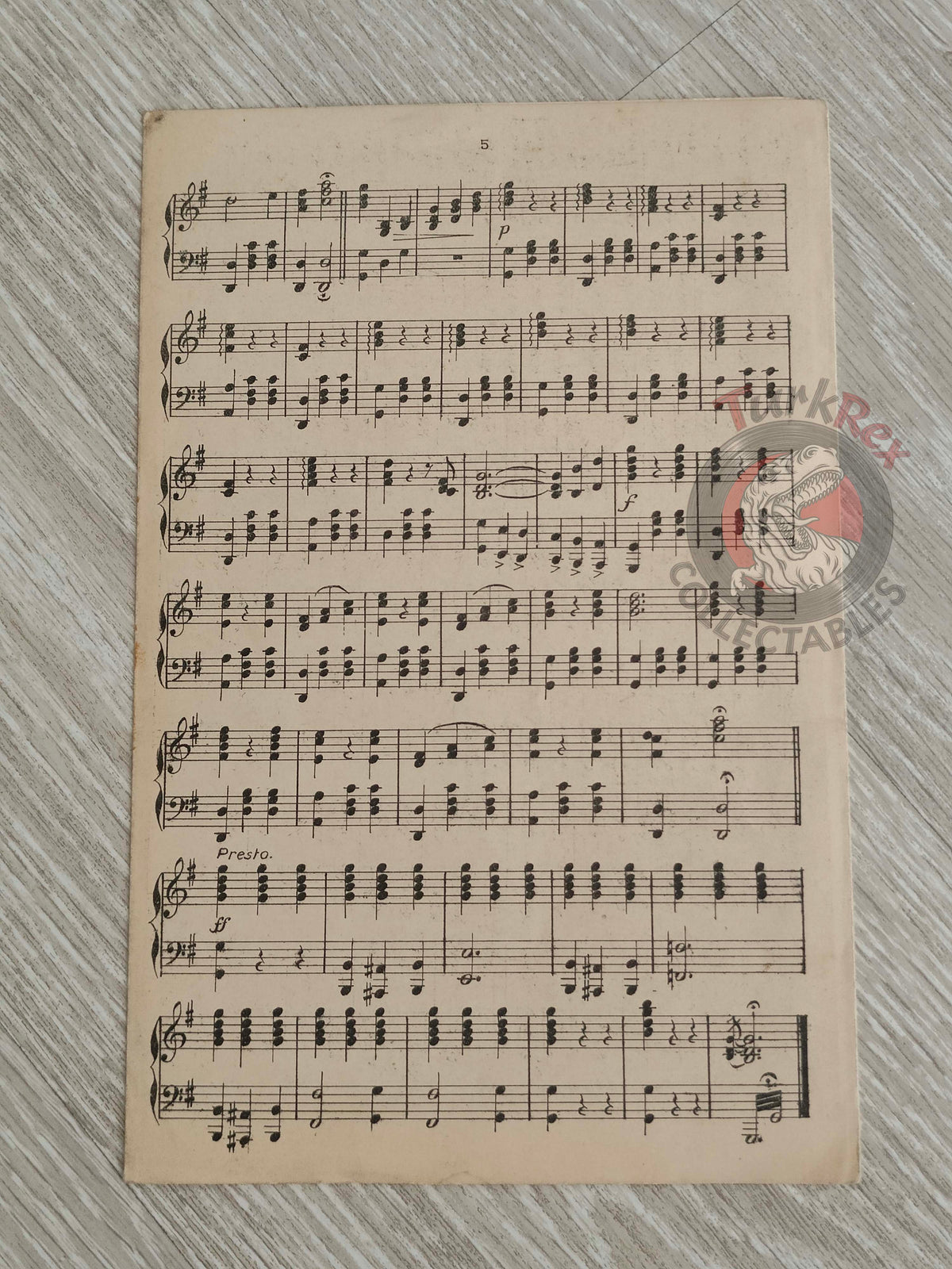 Jacques Offenbach – Hoffmannovy Povídky (Hoffmann’s Tales) Vintage Musical Notes Sheet Czech