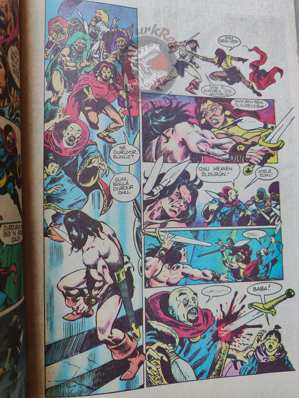 Conan Horn of Azoth 1990 Marvel Grafik #3 Turkish Comic Turkey