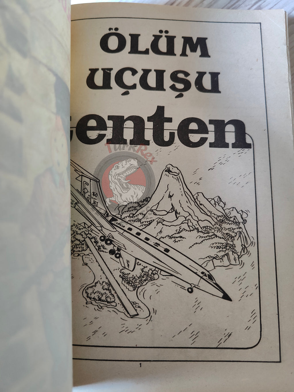 Tintin – Flight 714 to Sydney  mid 1980s Turkish Edition Comic Turkey 2