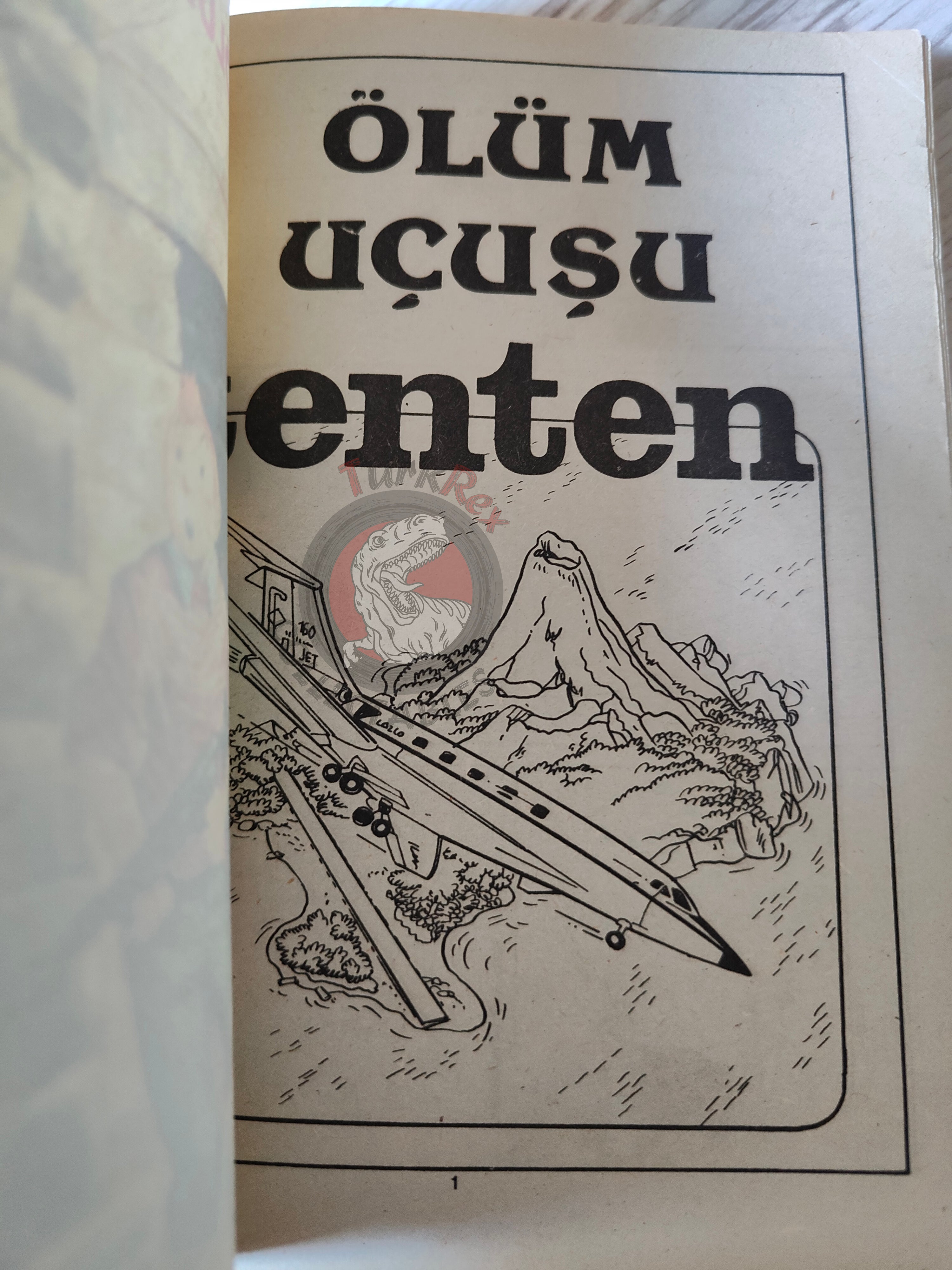 Tintin – Flight 714 to Sydney  mid 1980s Turkish Edition Comic Turkey 2