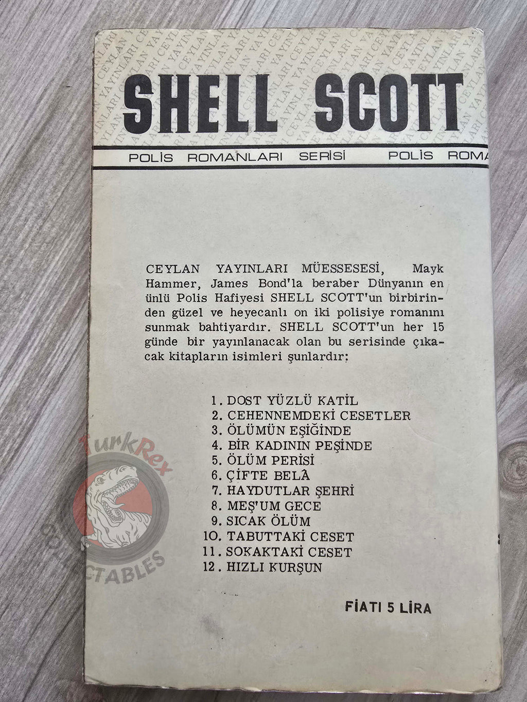 Richard S. Prather – Shell Scott Pattern for Panic 1967 Turkish Book Turkey