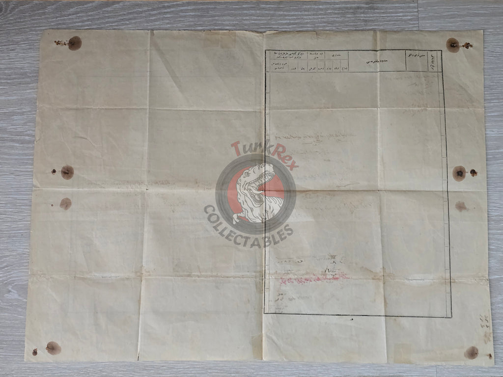 Ottoman 1911 Land Deed Shop in Adana Armenian and Kurdish Citizen Title Deed Armenia Kurds